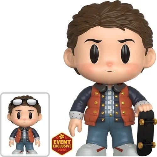 Thrilljoy Pix! Back to the Future Marty McFly with Skateboard Vinyl Figure - 2026 Convention Exclusive