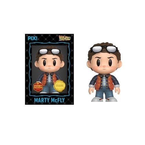 Thrilljoy Pix! Back to the Future Marty McFly with Skateboard Vinyl Figure - 2026 Convention Exclusive