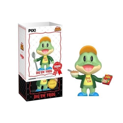 Thrilljoy Pix! Honey Smacks Dig Em Frog Vinyl Figure