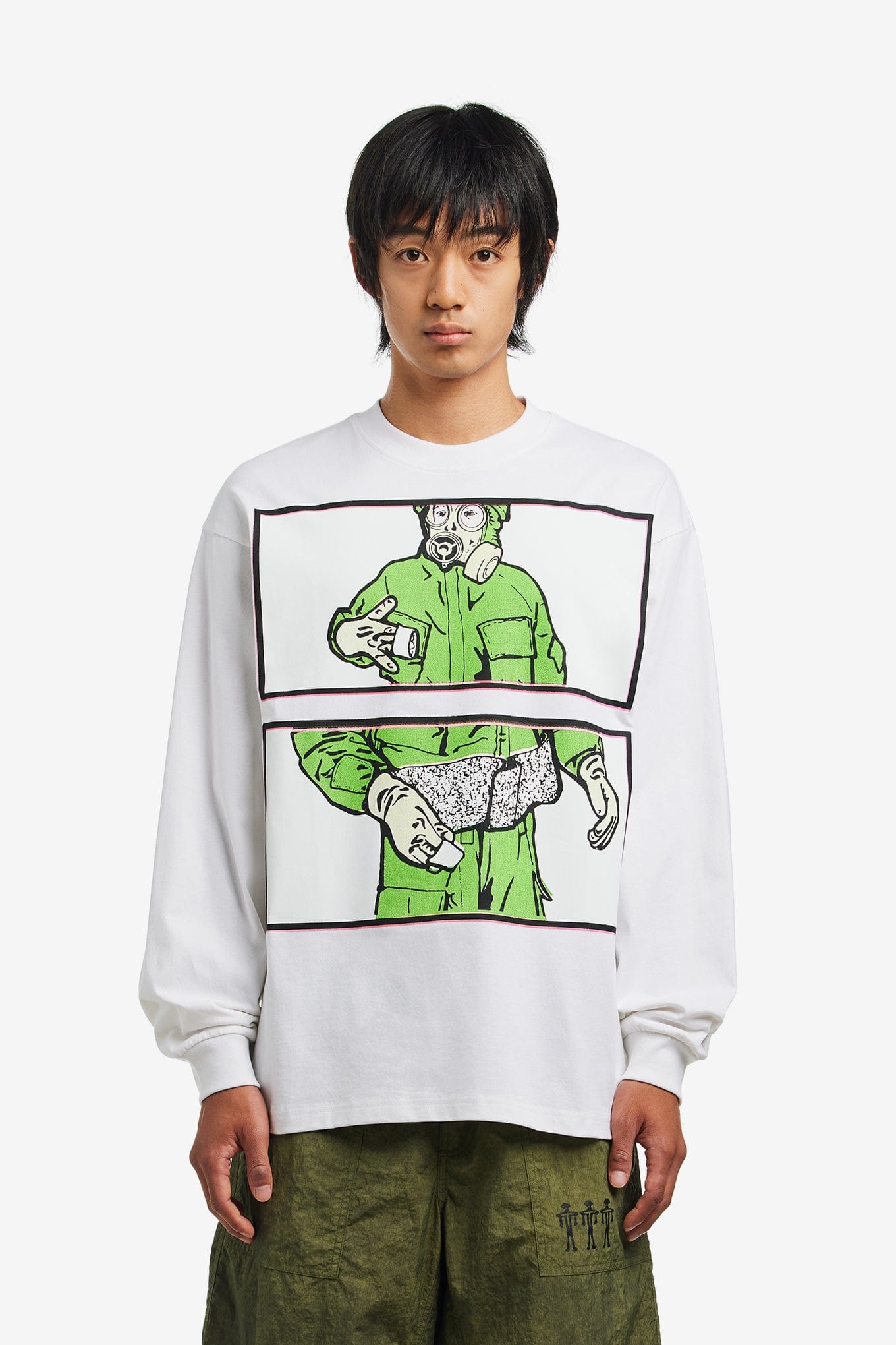 THE Trilogy TAPES GAS MASK INSTRUCTION LONGSLEEVE