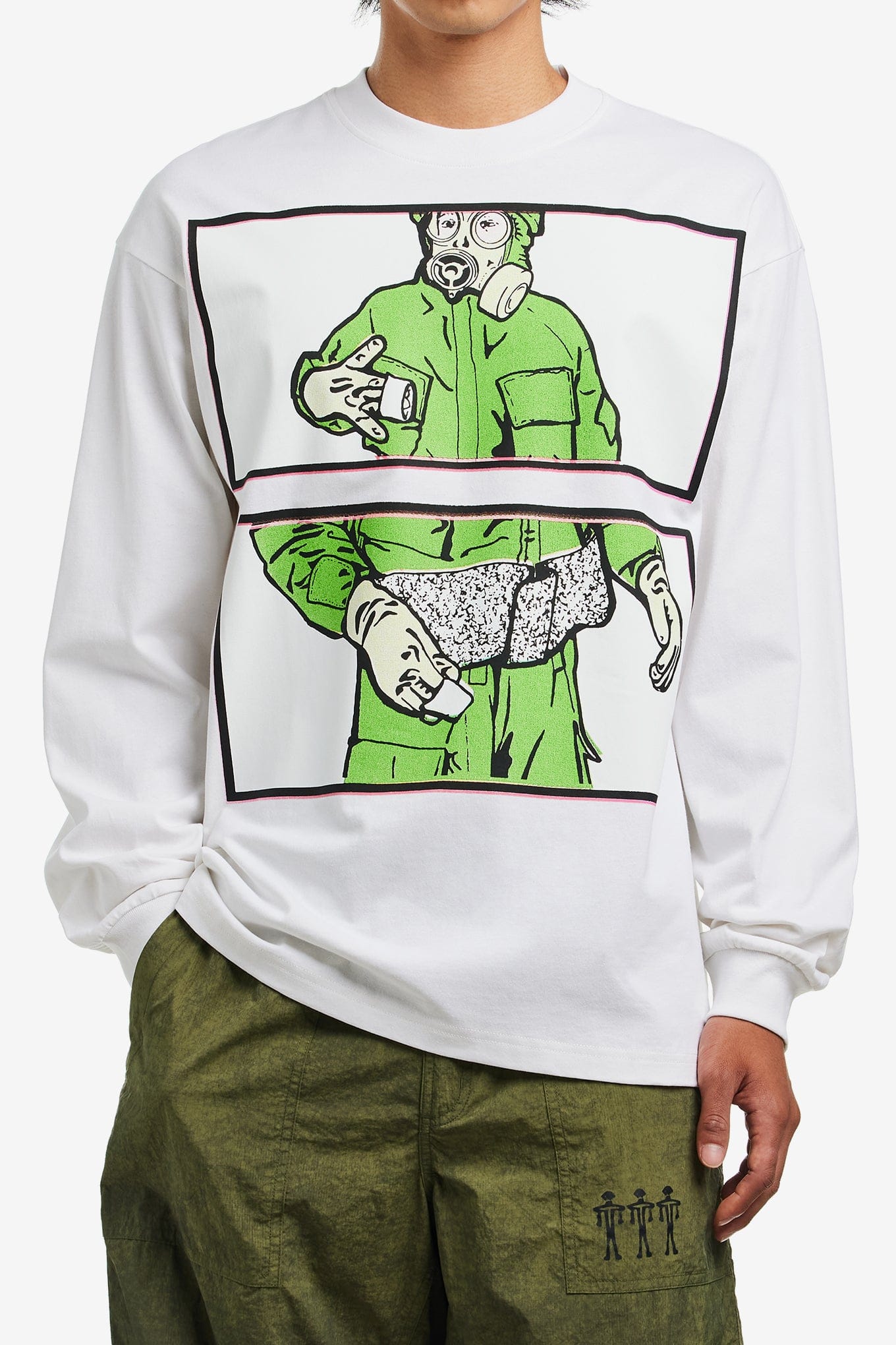 THE Trilogy TAPES GAS MASK INSTRUCTION LONGSLEEVE