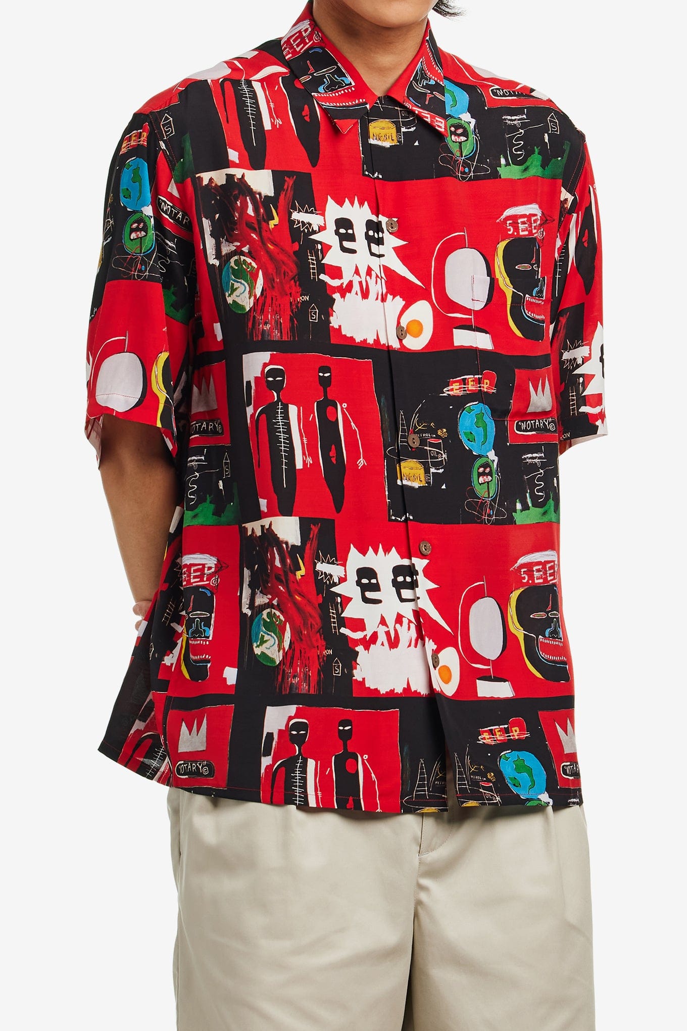 WACKO MARIA JEAN - MICHEL BASQUIAT / S/S HAWAIIAN SHIRT