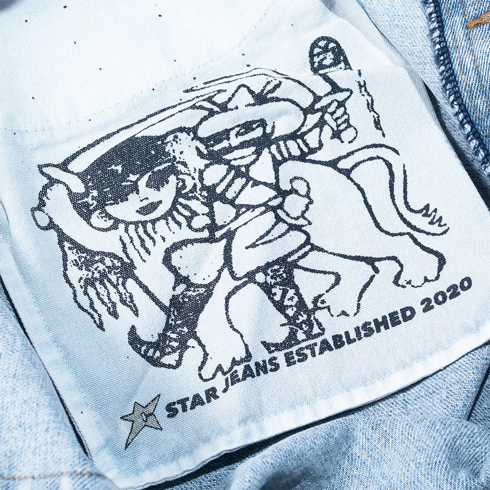 Carpet Company C - Star Jeans - Bleached Blue