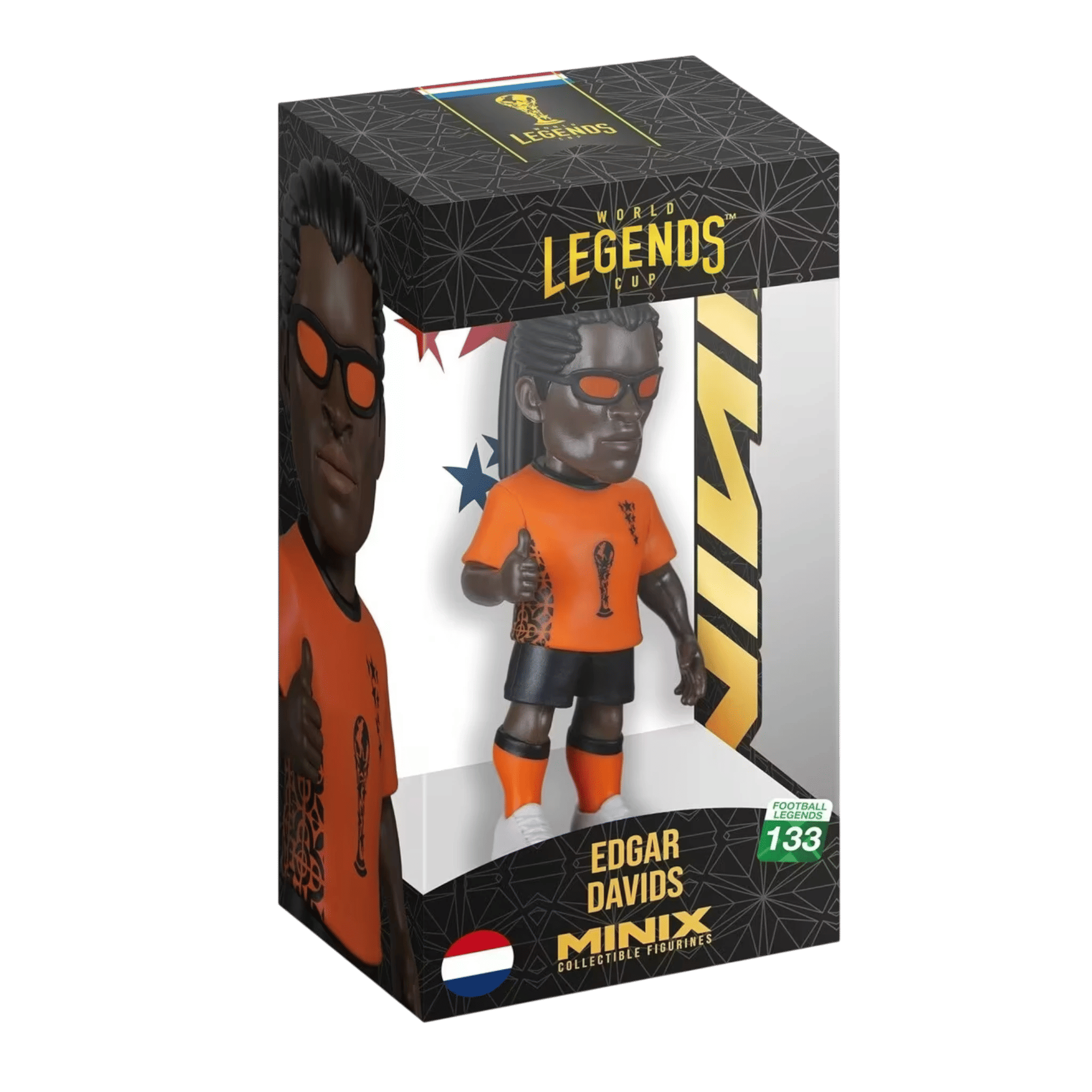 MINIX World Cup of Legends #133 - Netherlands - EDGAR DAVIDS - Collectible Figure (4.75" / 12 cm)