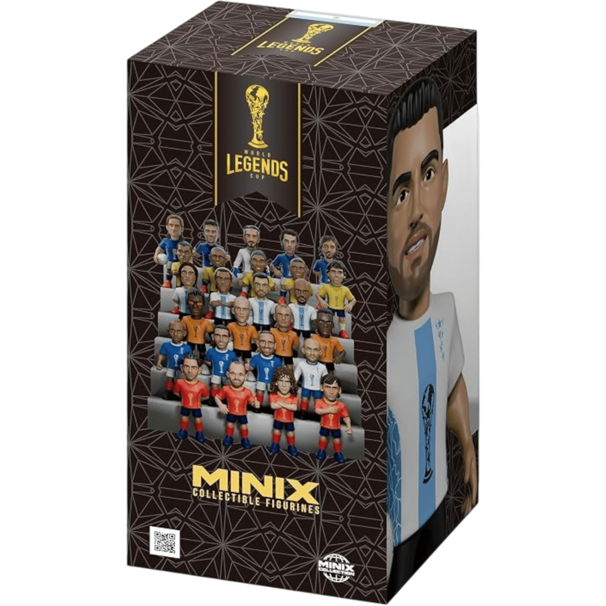 MINIX World Cup of Legends #114 - Argentina - Agüero - Collectible Figure (4.75" / 12 cm)