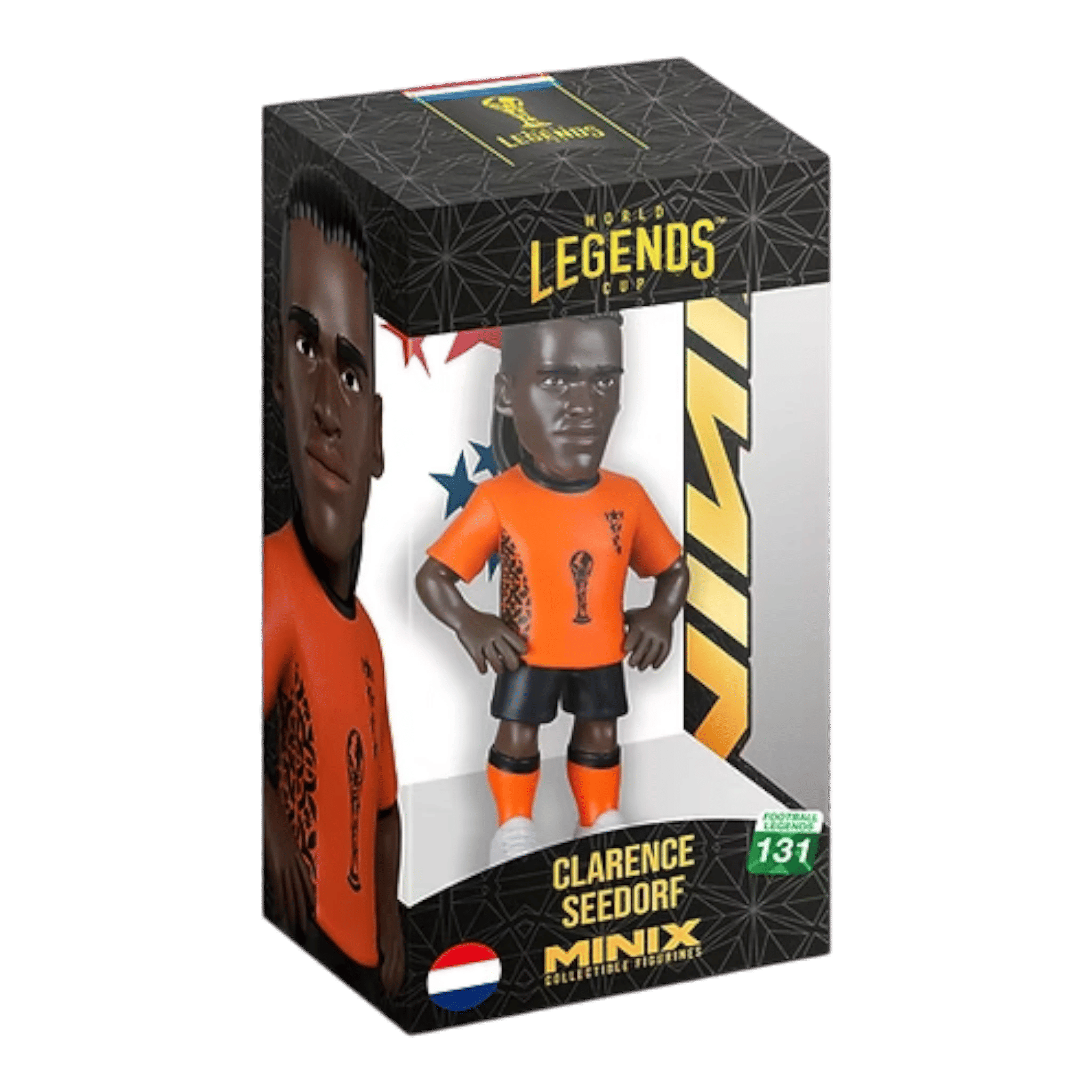 MINIX World Cup of Legends #131 - Netherlands - Clarence SEEDORF - Collectible Figure (4.75" / 12 cm)