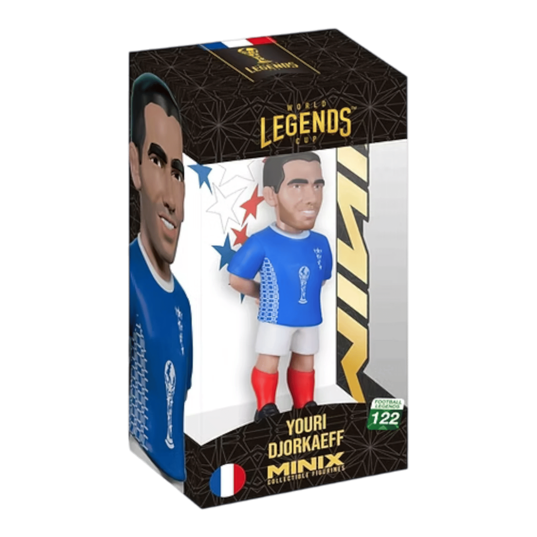 MINIX World Cup of Legends #122 - France - Youri Djorkaeff - Collectible Figure (4.75" / 12 cm)