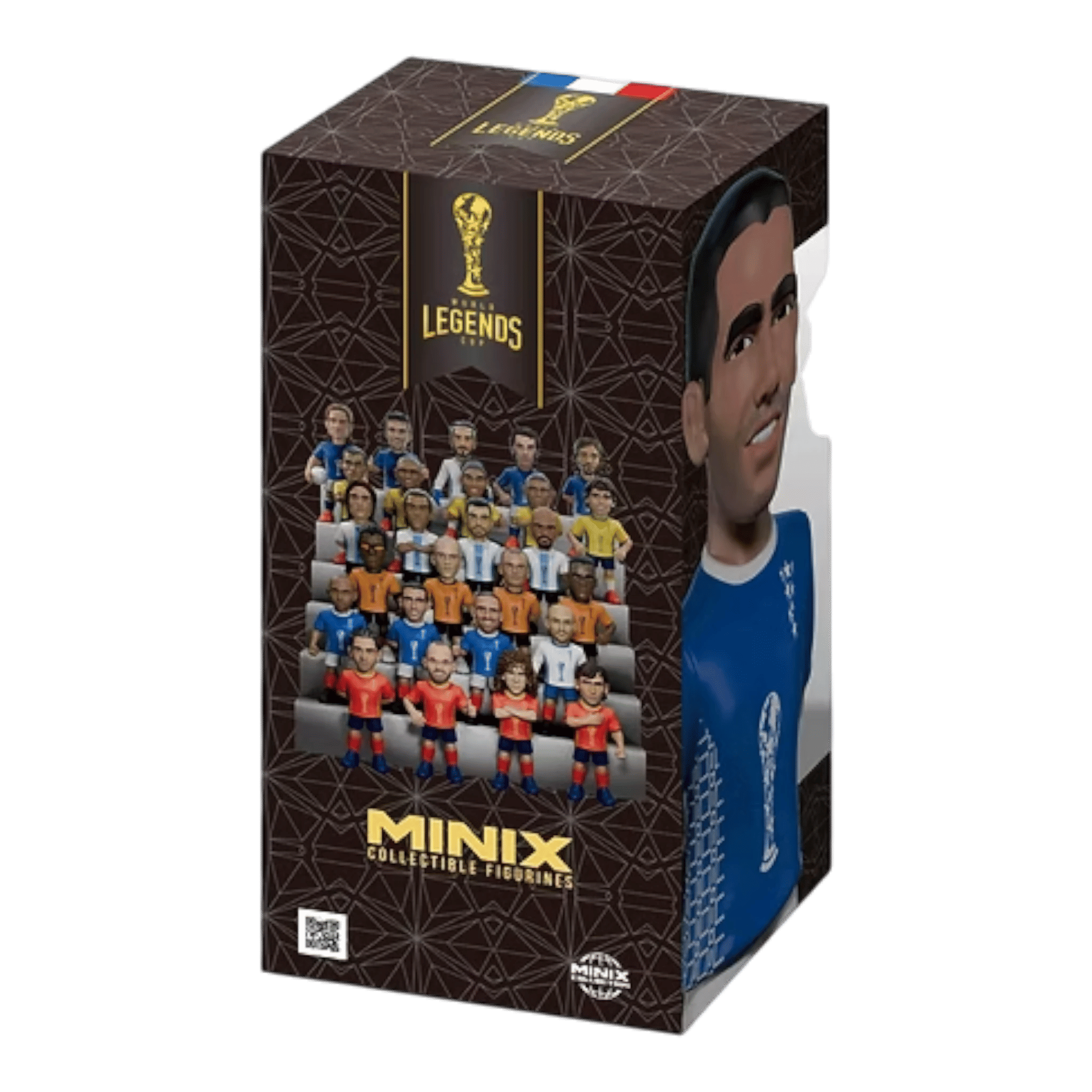 MINIX World Cup of Legends #122 - France - Youri Djorkaeff - Collectible Figure (4.75" / 12 cm)