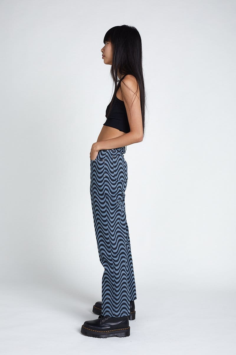 The Ragged Priest Wave Jean, Blue