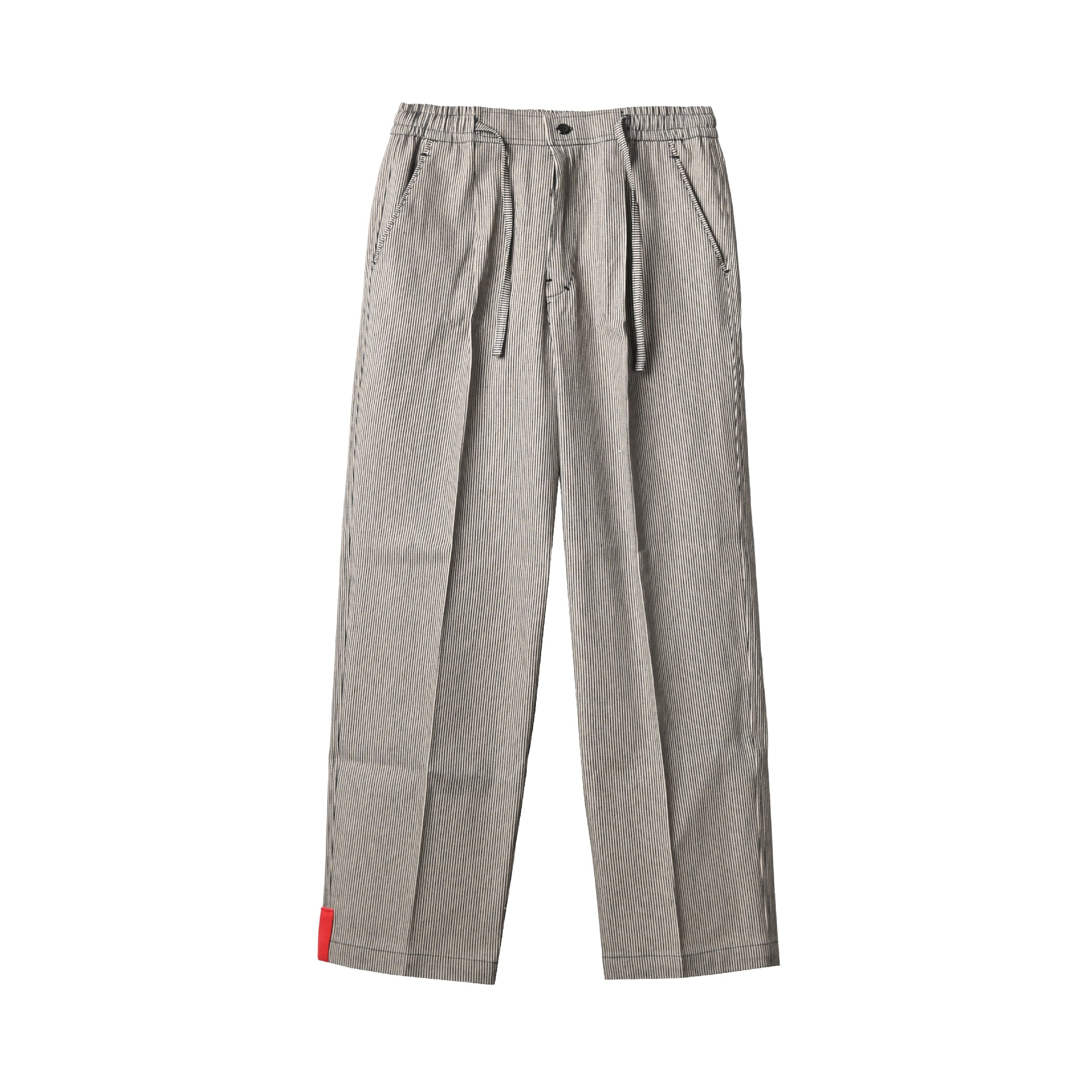 Quiet Under None Stripe Pants - Indigo Greige