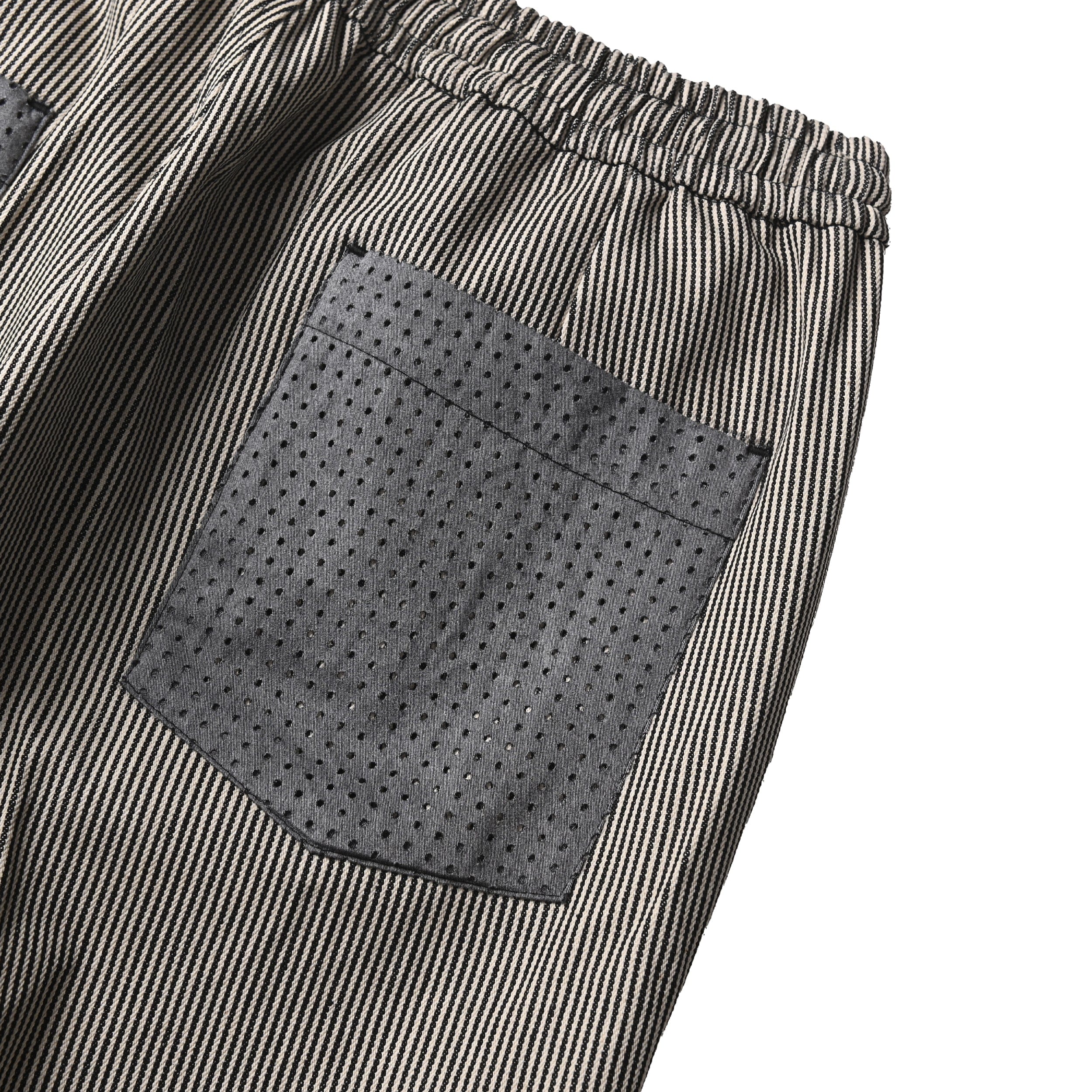 Quiet Under None Stripe Pants - Indigo Greige