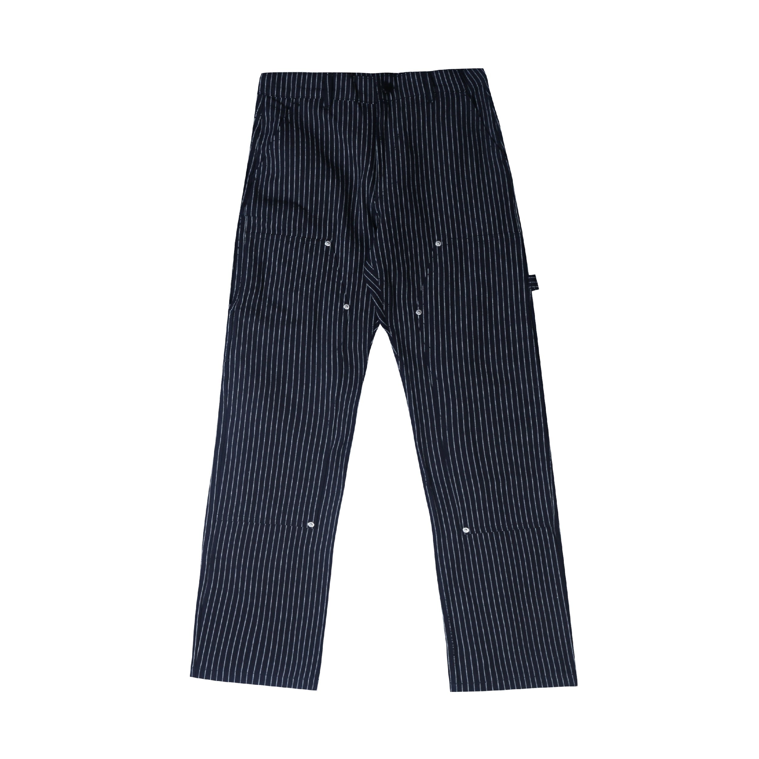 Capital Wabash Stripe Double Knee Pants - Dark Blue