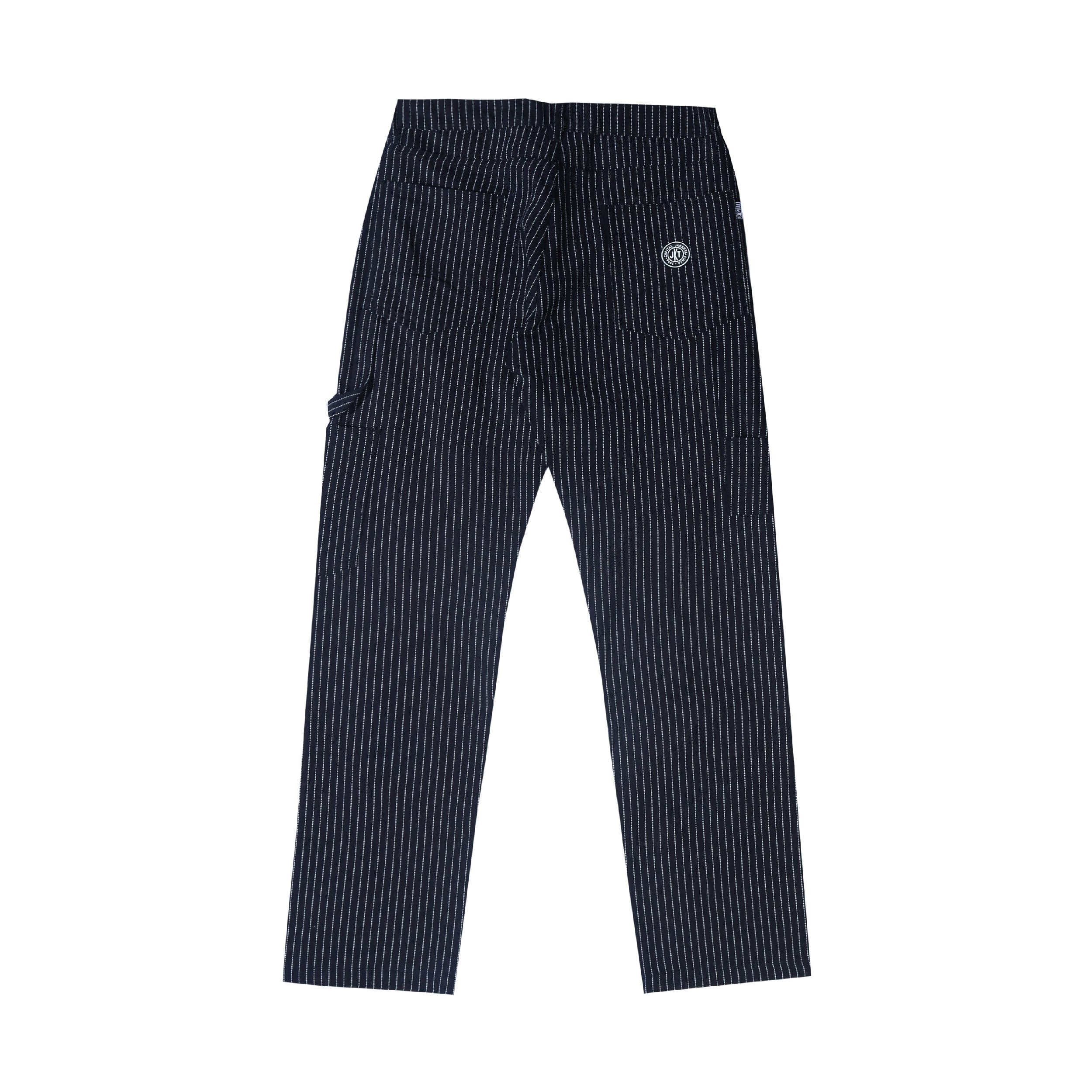 Capital Wabash Stripe Double Knee Pants - Dark Blue