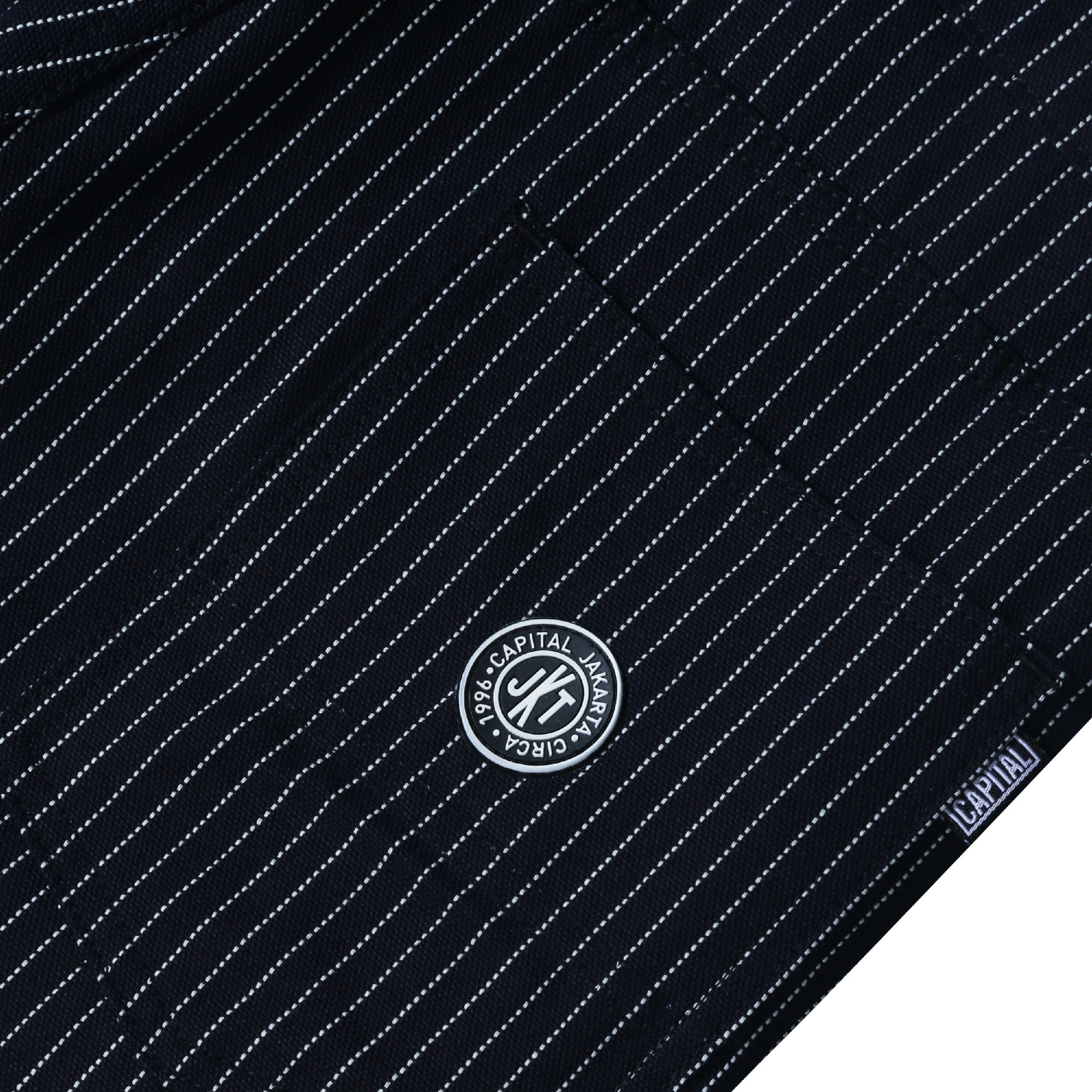 Capital Wabash Stripe Double Knee Pants - Dark Blue