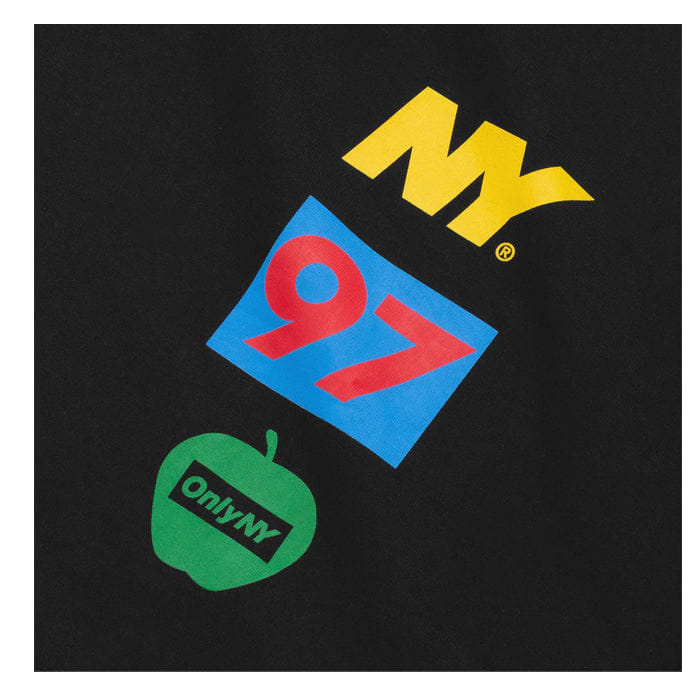 ONLY NY LINEUP LONG SLEEVE T - SHIRT
