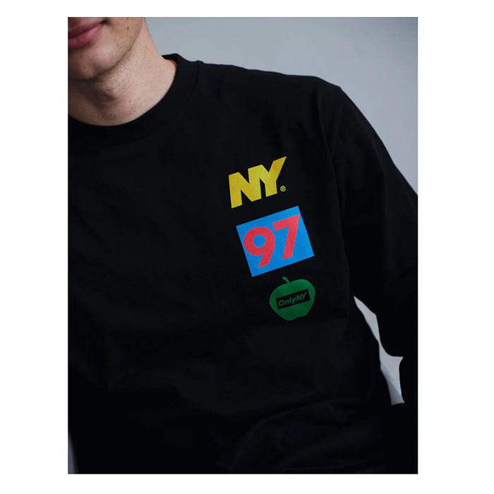 ONLY NY LINEUP LONG SLEEVE T - SHIRT