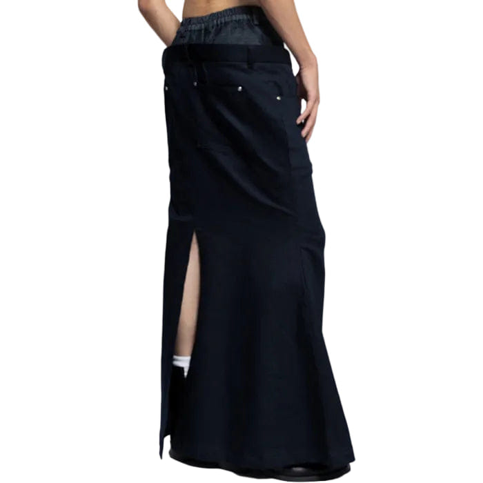 BLANC Studio TILT MAXI SKIRT BLUE DENIM
