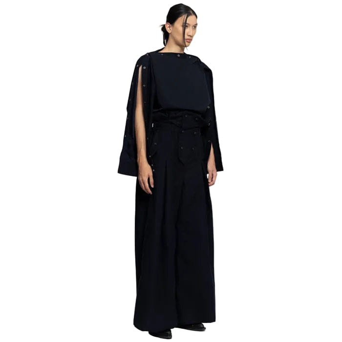 BLANC Studio TRENCH TROUSERS NAVY