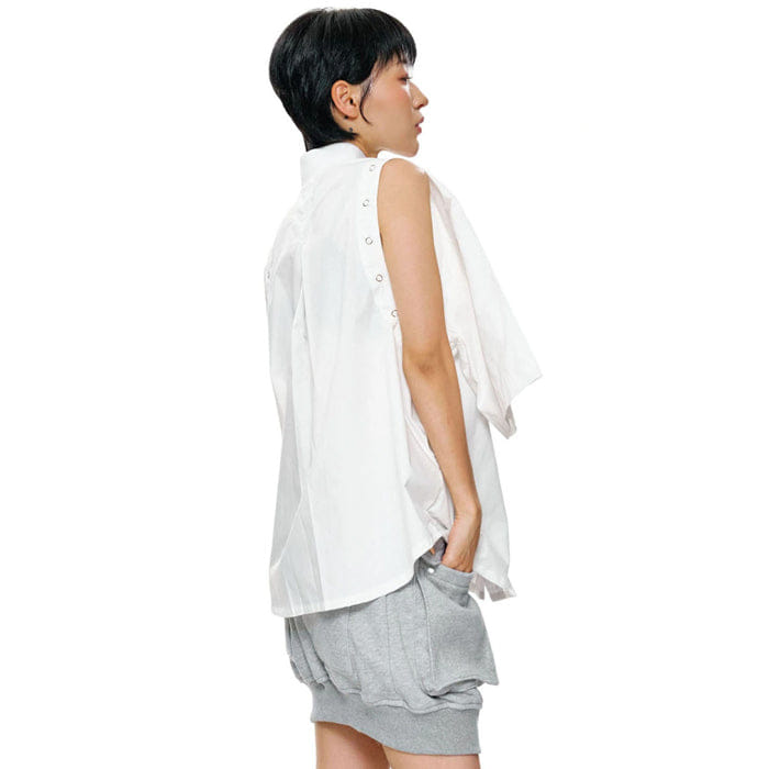 BLANC Studio CANOPY OVERSIZE SHORT SLEEVE WHITE