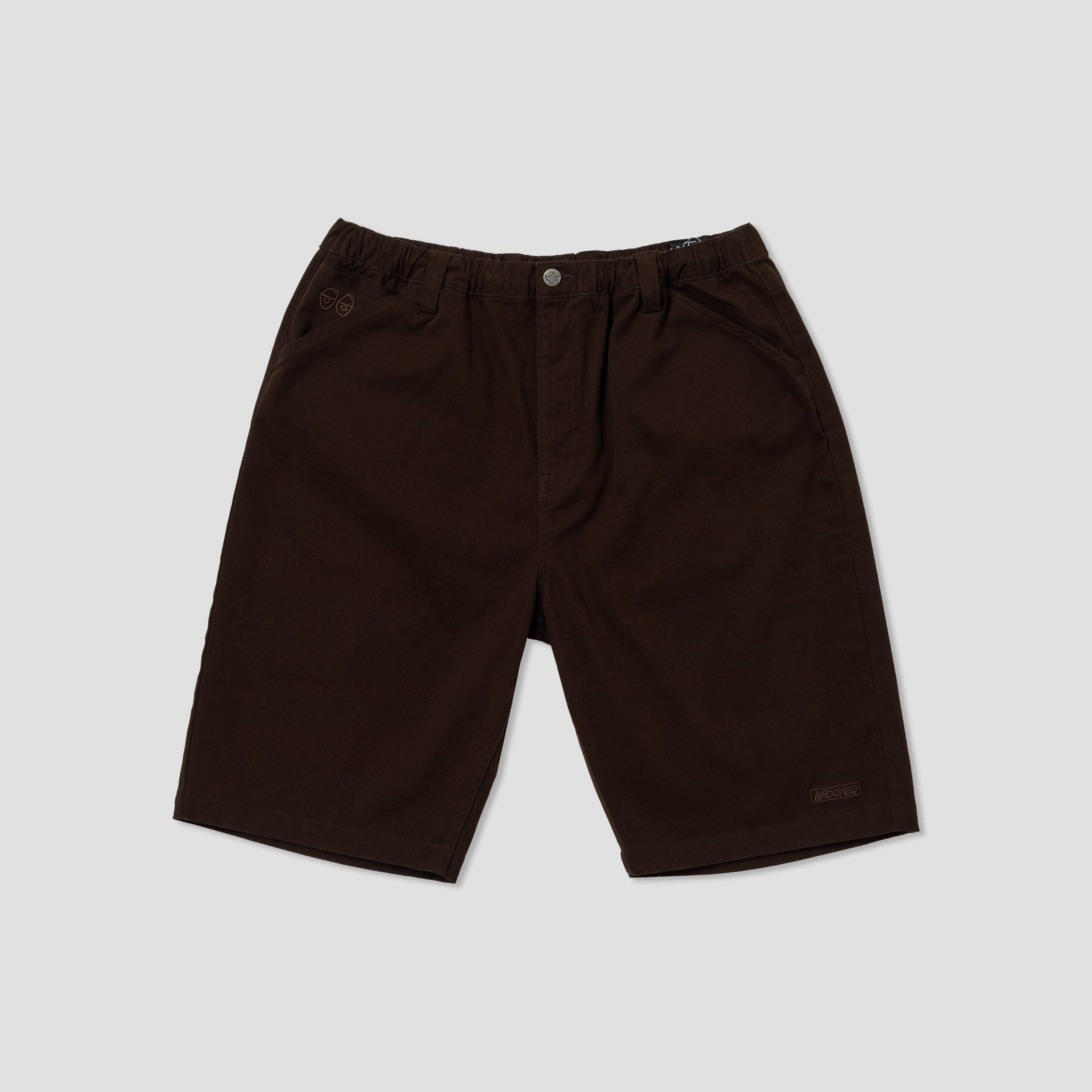 Krooked Eyes Twill Short Brown