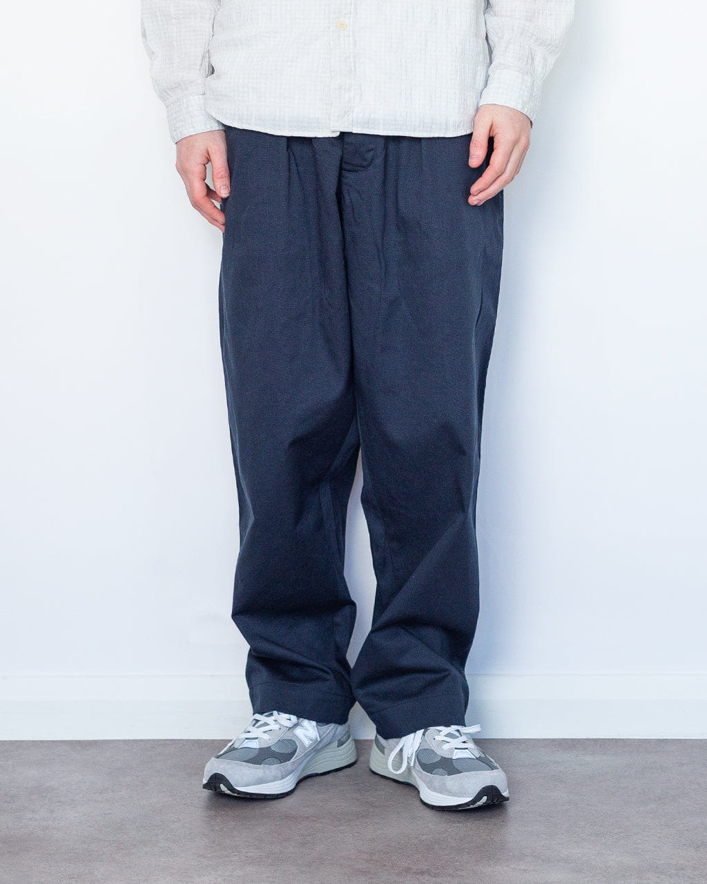 Universal Works For Peggs & Son. Oxford Pant - Navy Twill