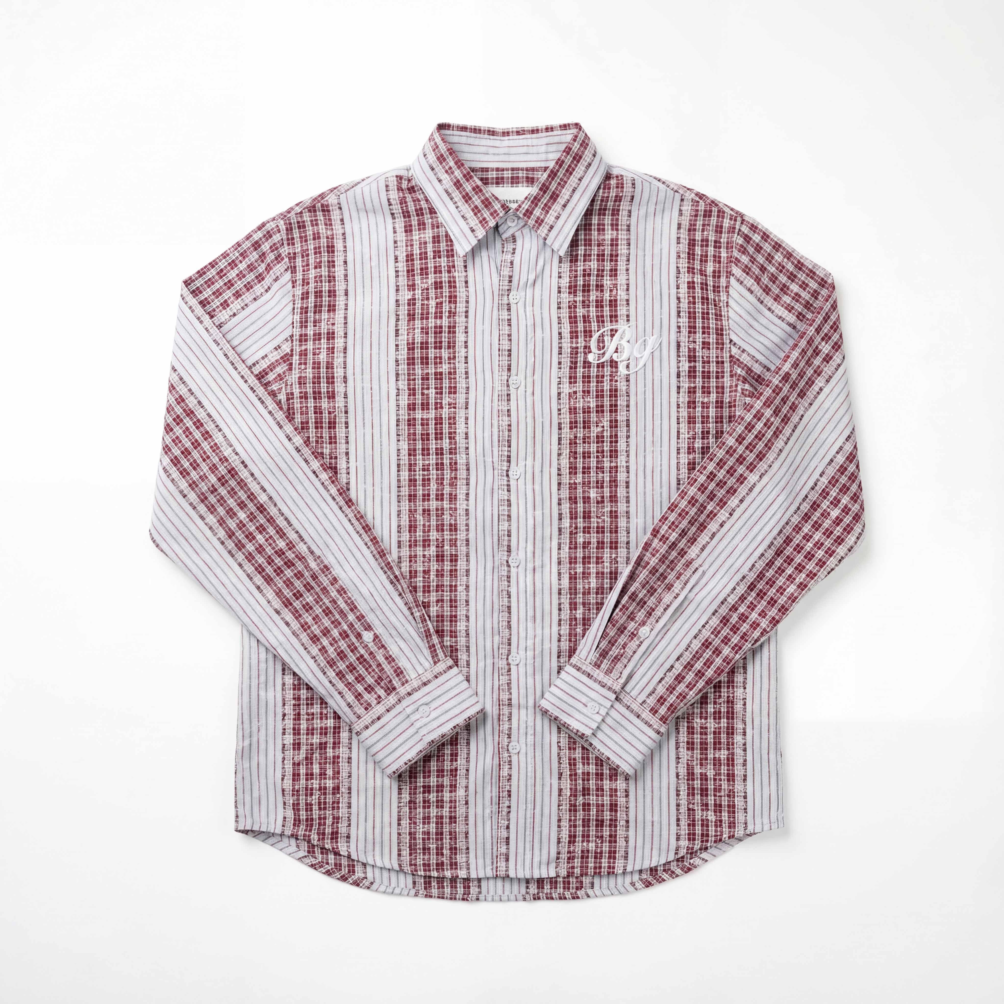 And Red Plaid And Petals Shirt