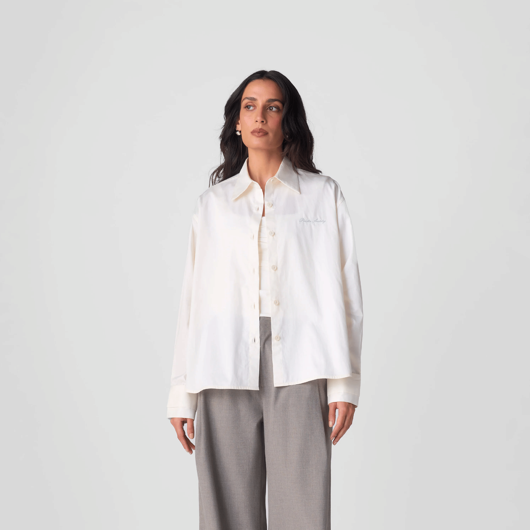 Polite Society Core Cotton Shirt (Limon)