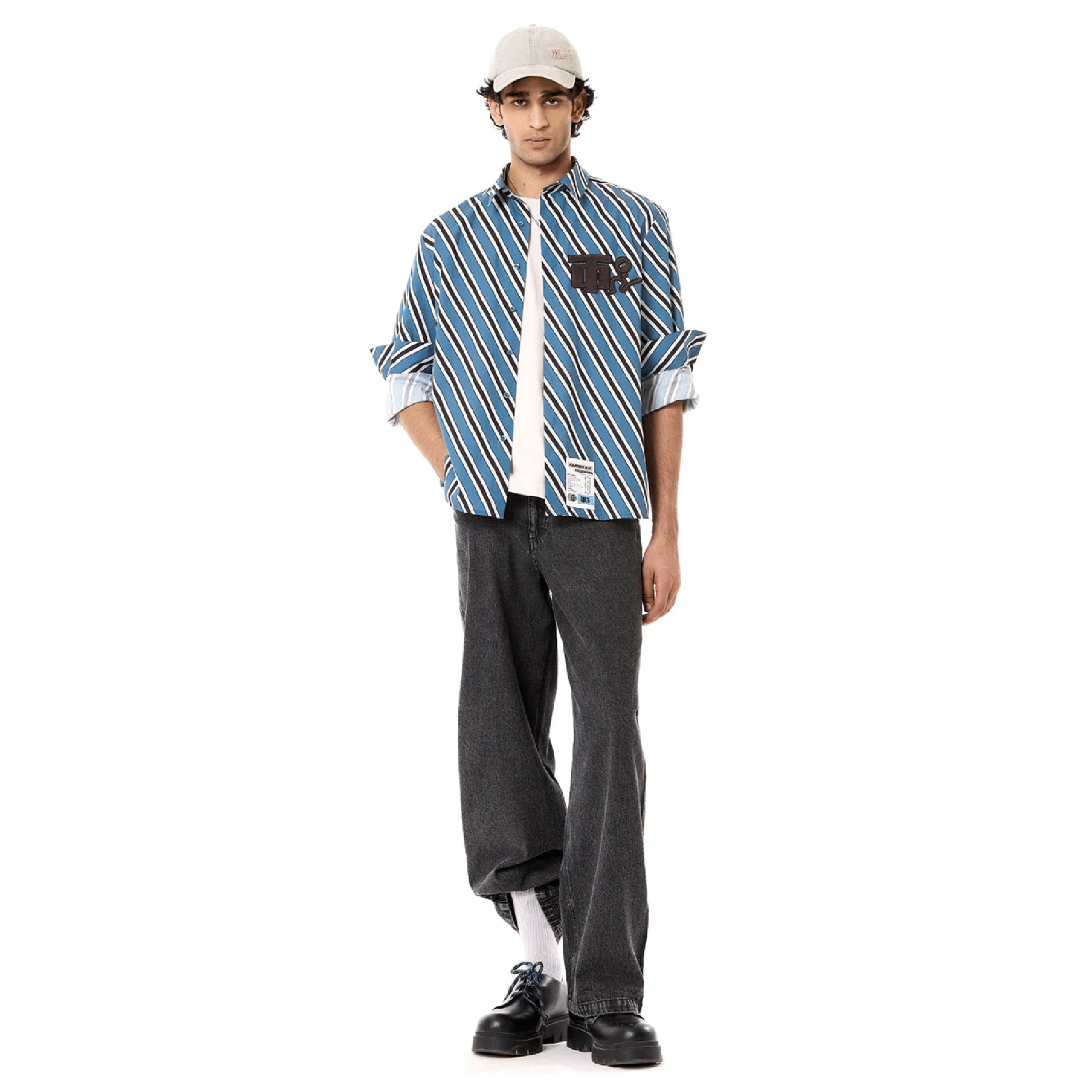 Kapoor 2.O Striper Logo Shirt (Multi)