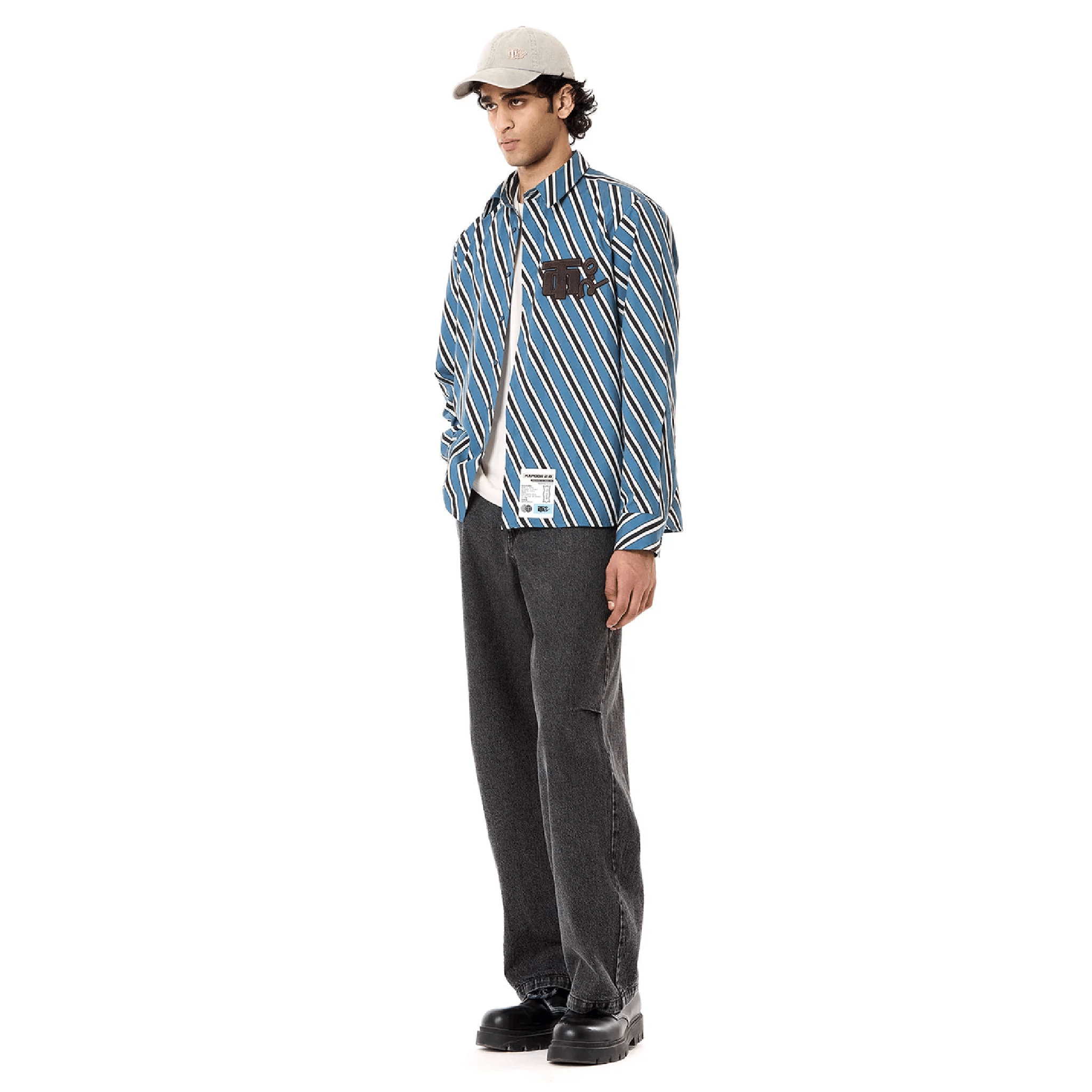 Kapoor 2.O Striper Logo Shirt (Multi)