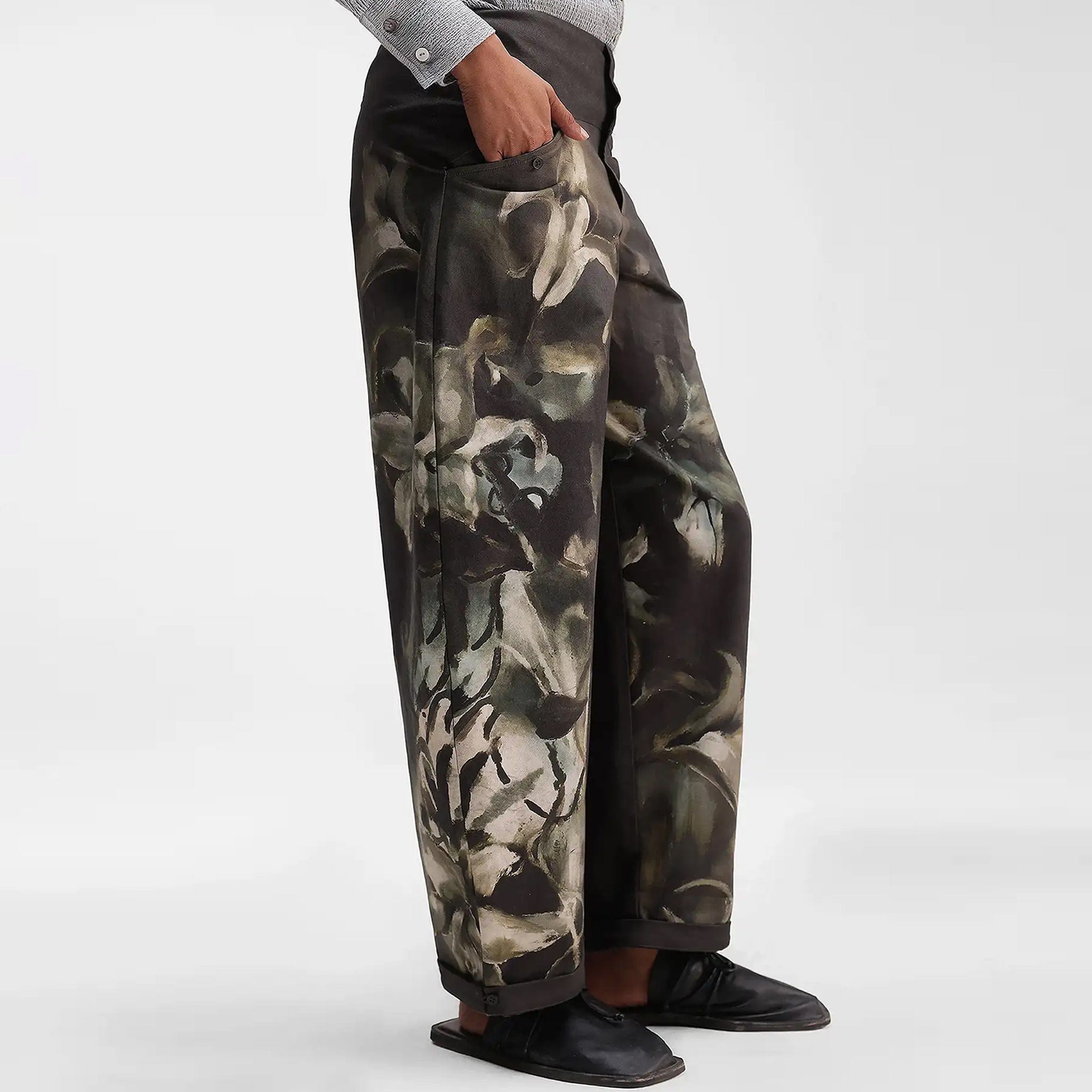 Almost Gods Lillies Barrel Pants
