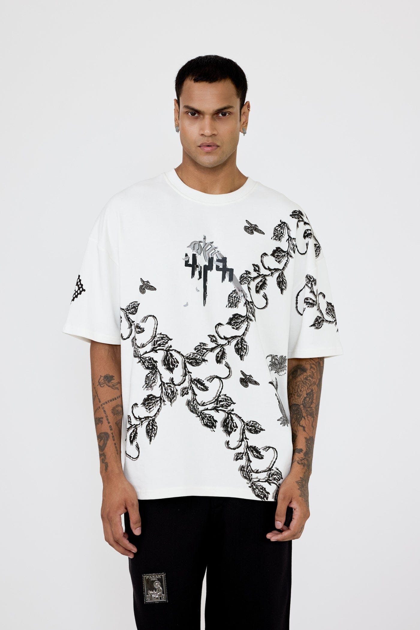 F A R A K Baagh' Blockprint T - shirt