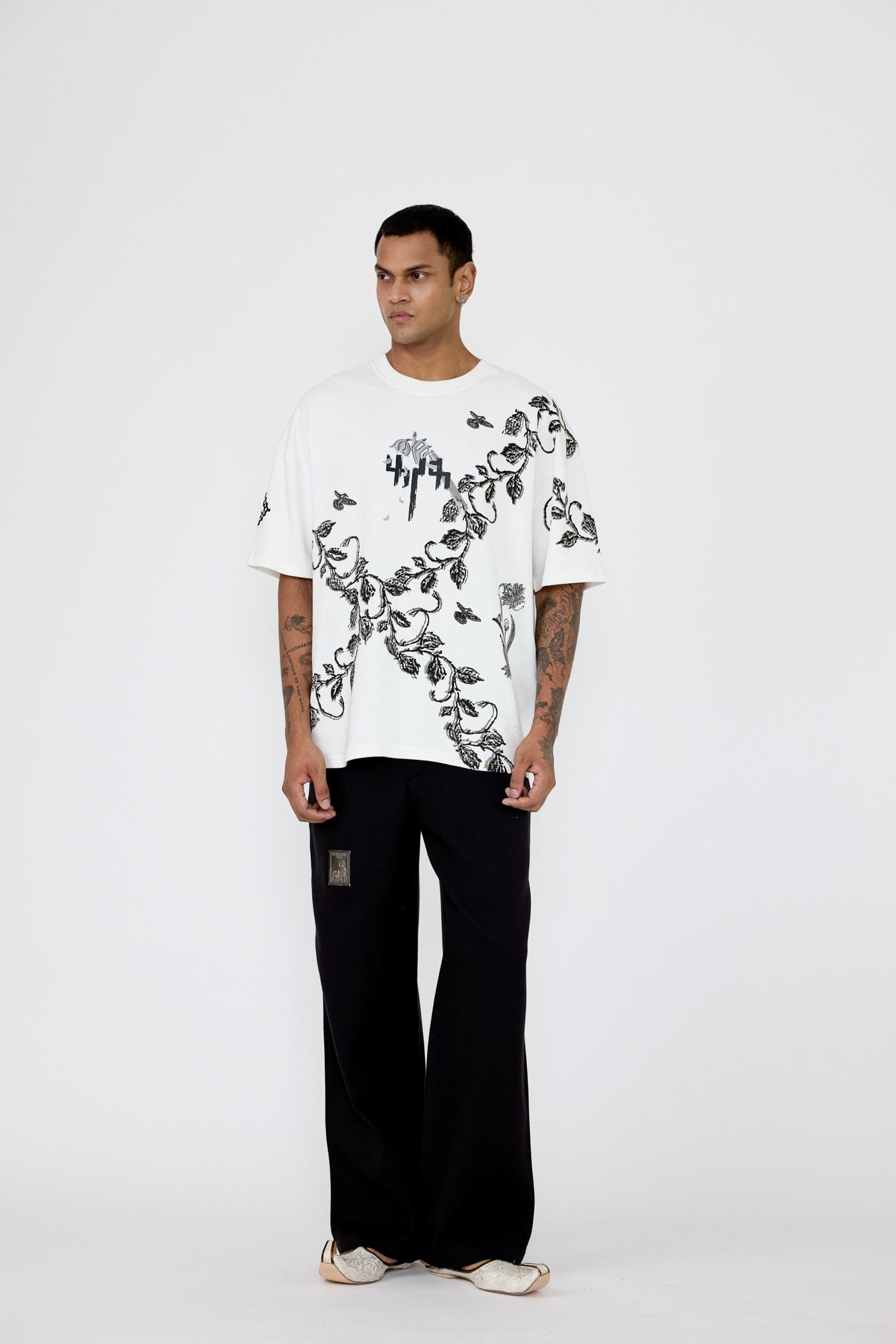 F A R A K Baagh' Blockprint T - shirt