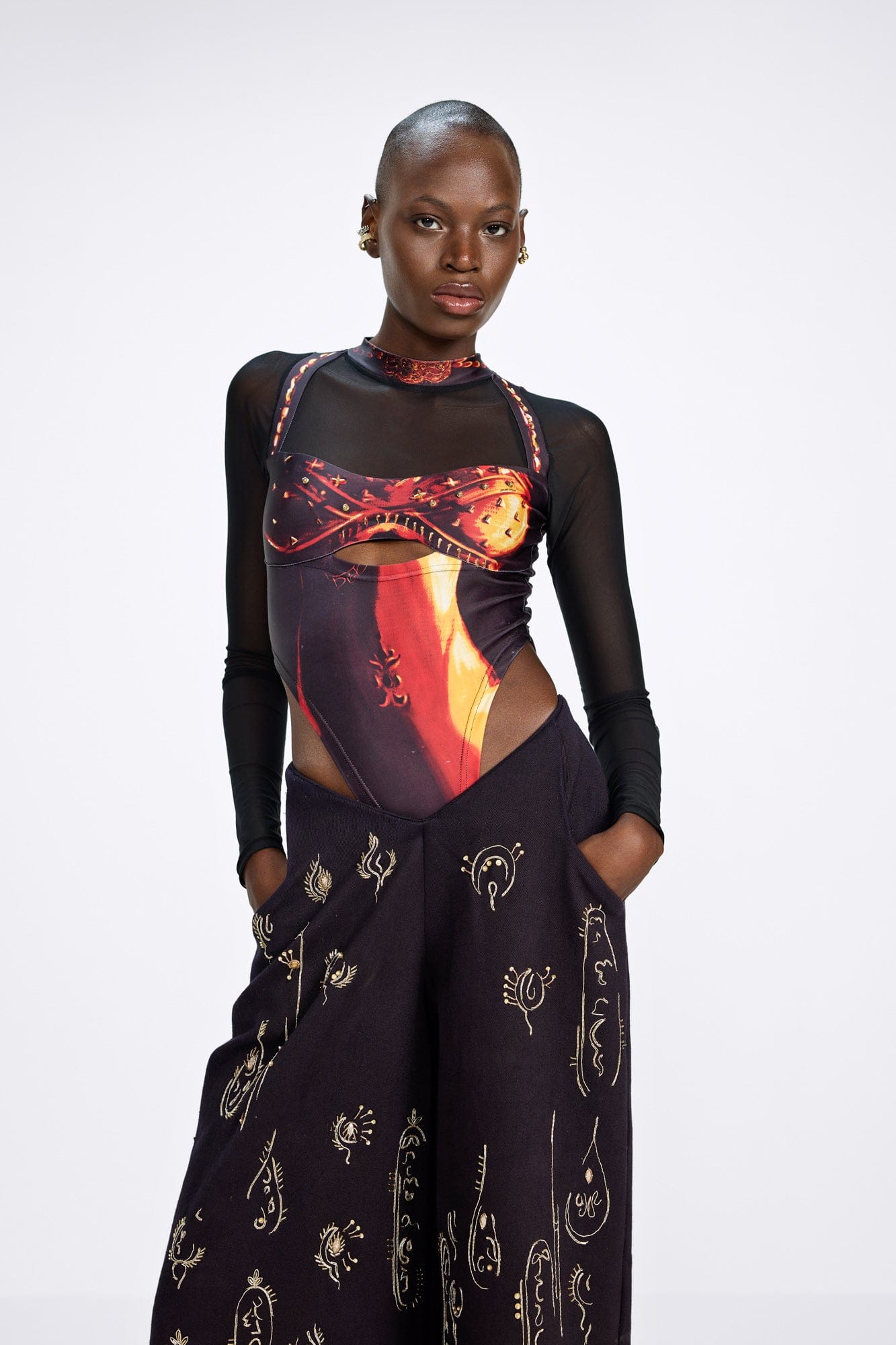 F A R A K Choli Bodysuit