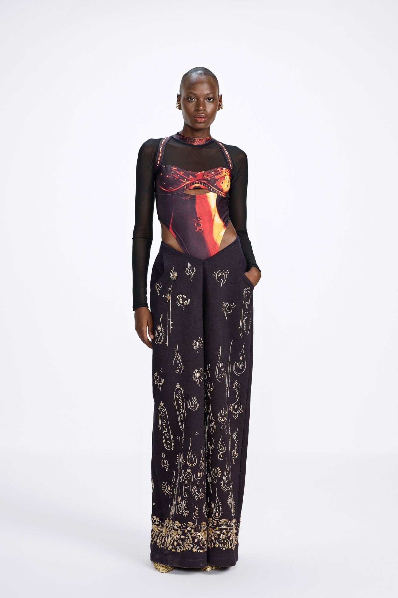 F A R A K Choli Bodysuit