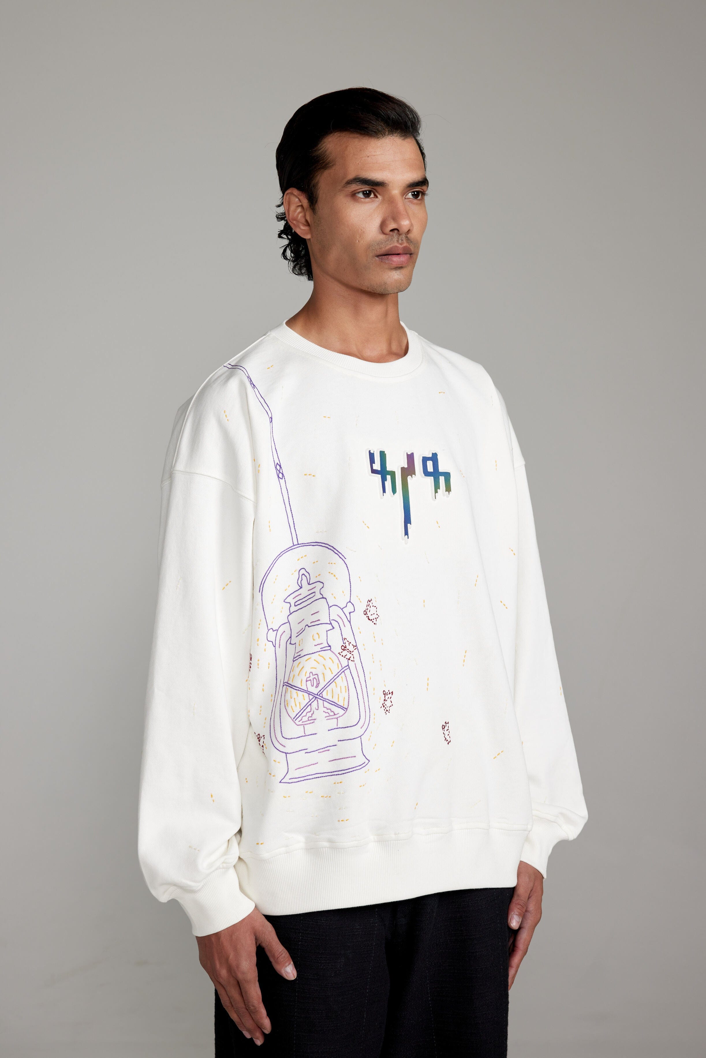 F A R A K Shama - Parvana Embroidered Sweatshirt