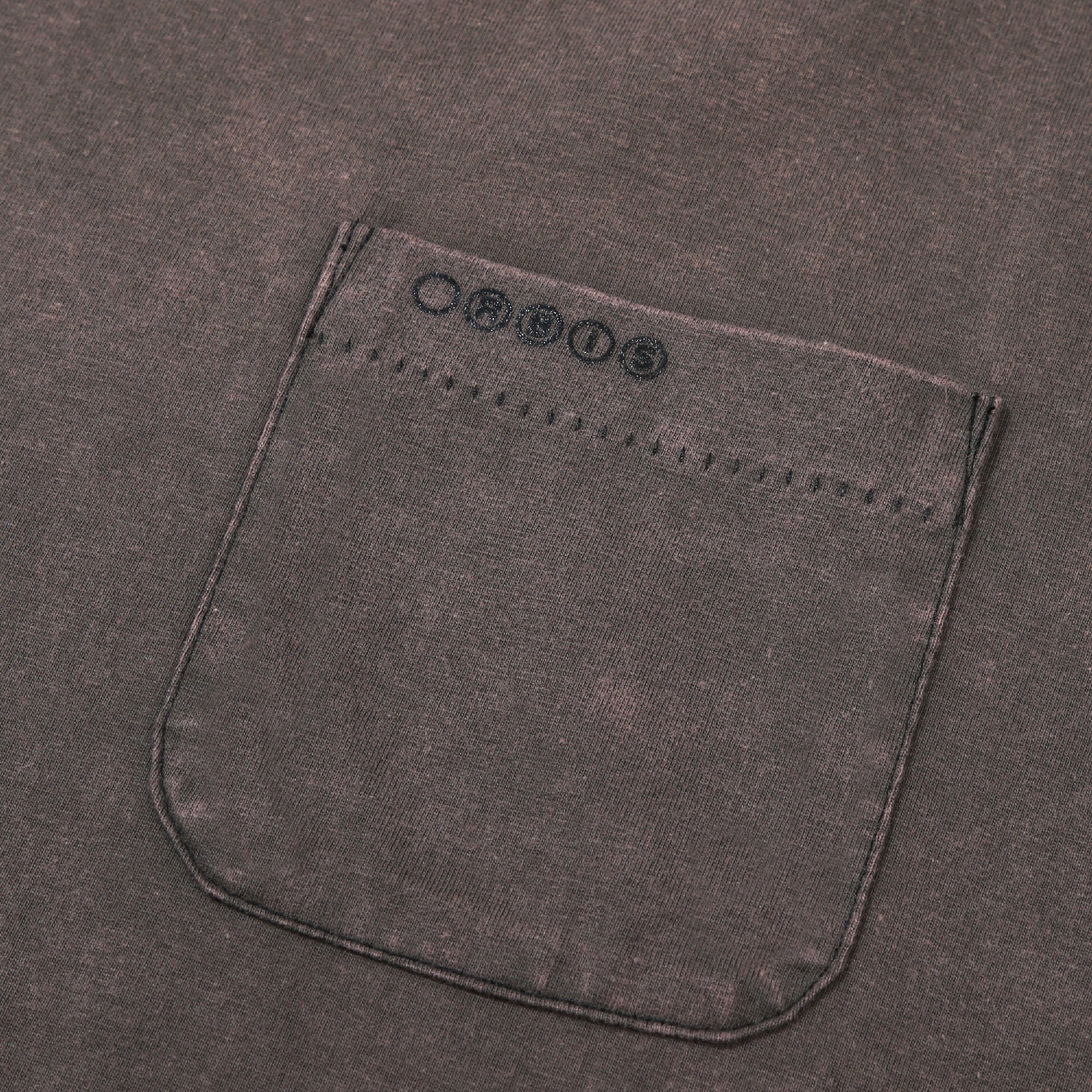 Orbis Single Stitch Pocket T-Shirt - Washed Charcoal