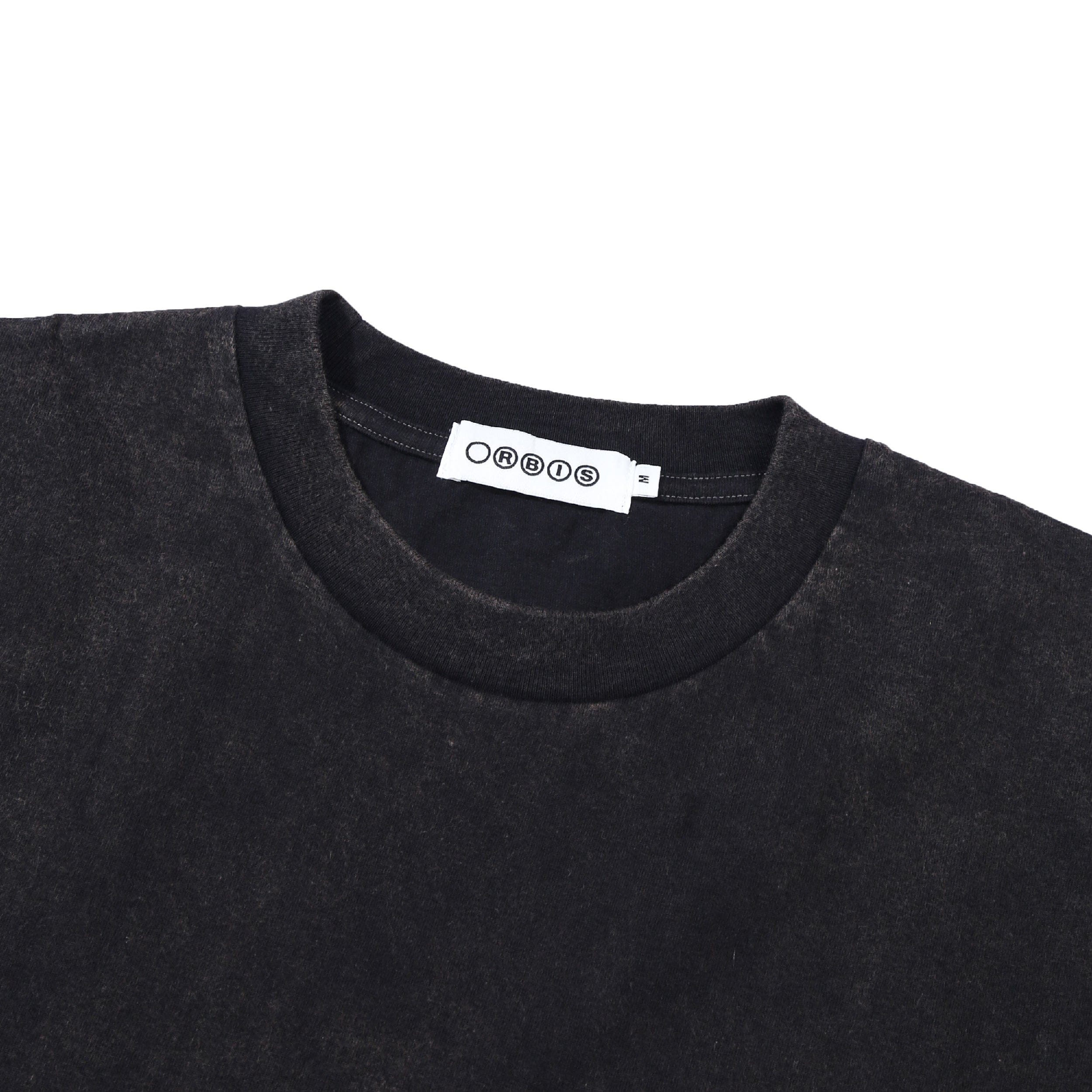 Orbis Single Stitch Pocket T-Shirt - Washed Black