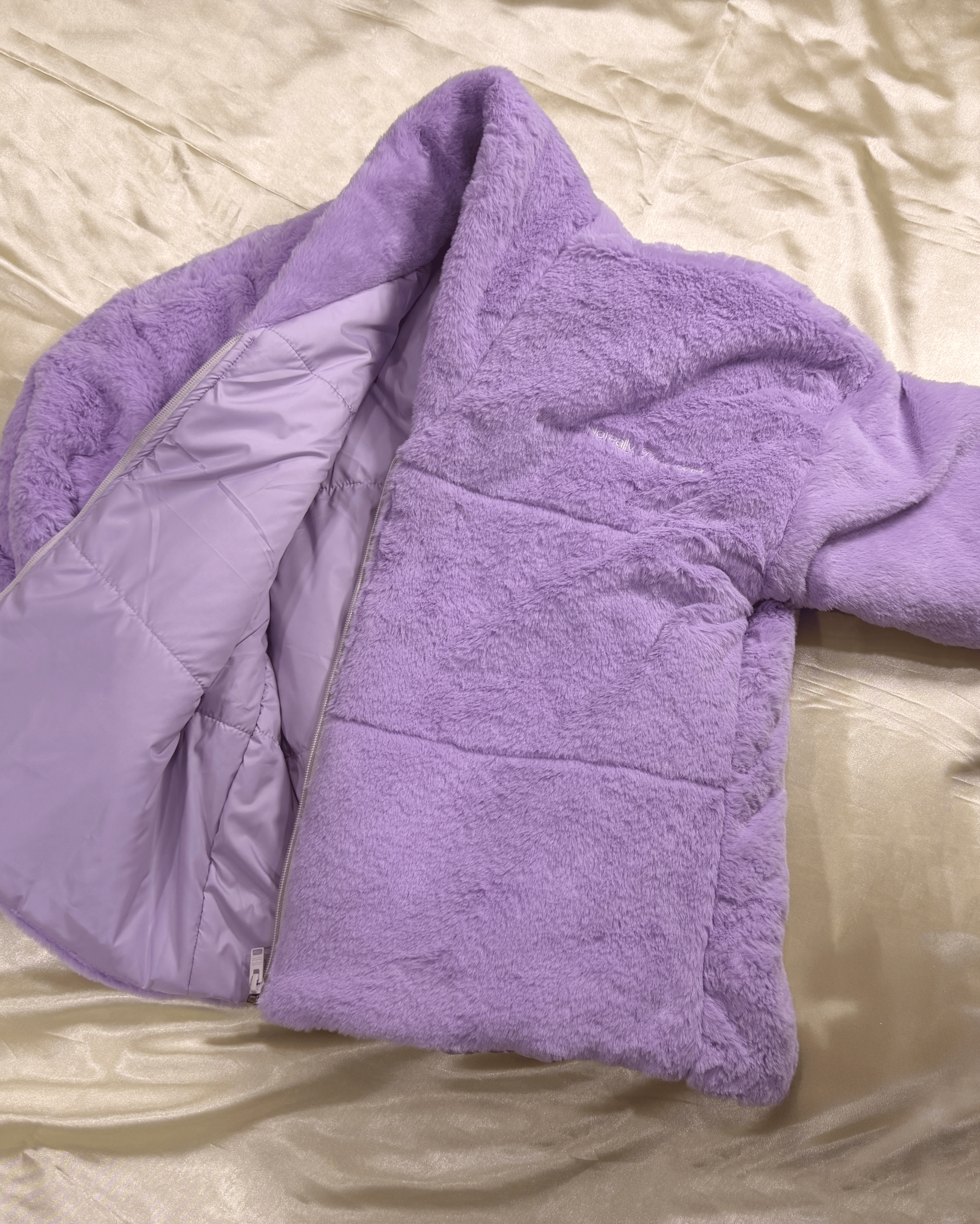 Esthreall Cushion Cookie Puff Jacket | Lavender