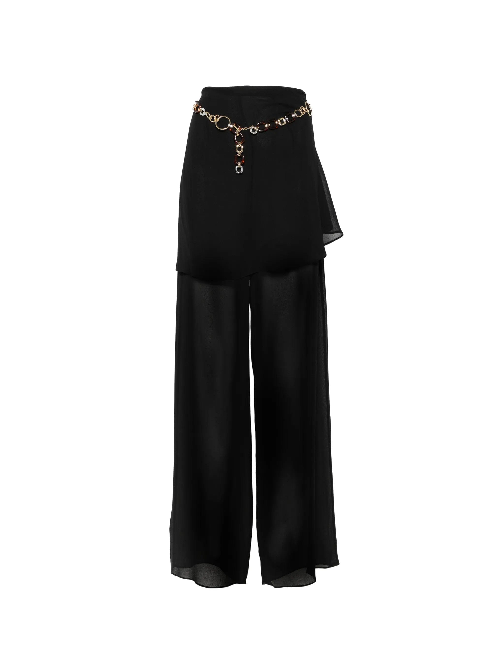 Christopher Esber Mirador sarong belted palazzo pants