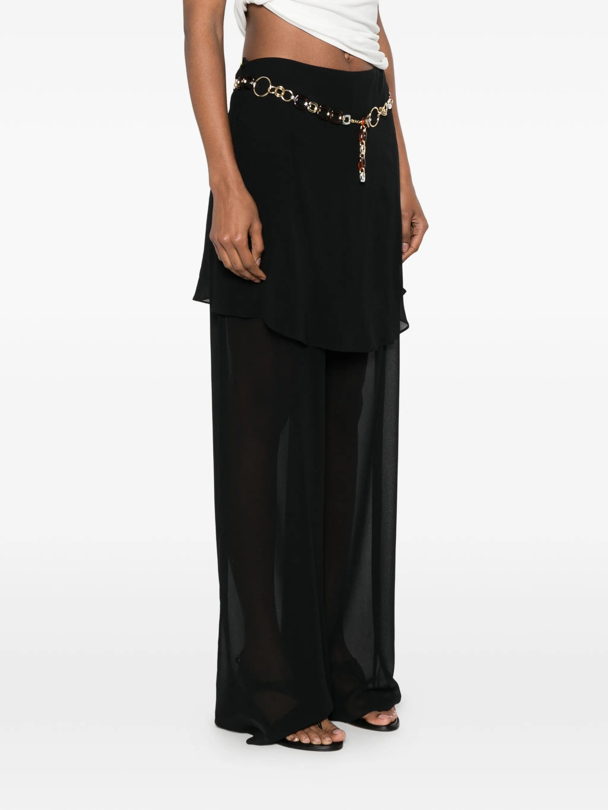 Christopher Esber Mirador sarong belted palazzo pants