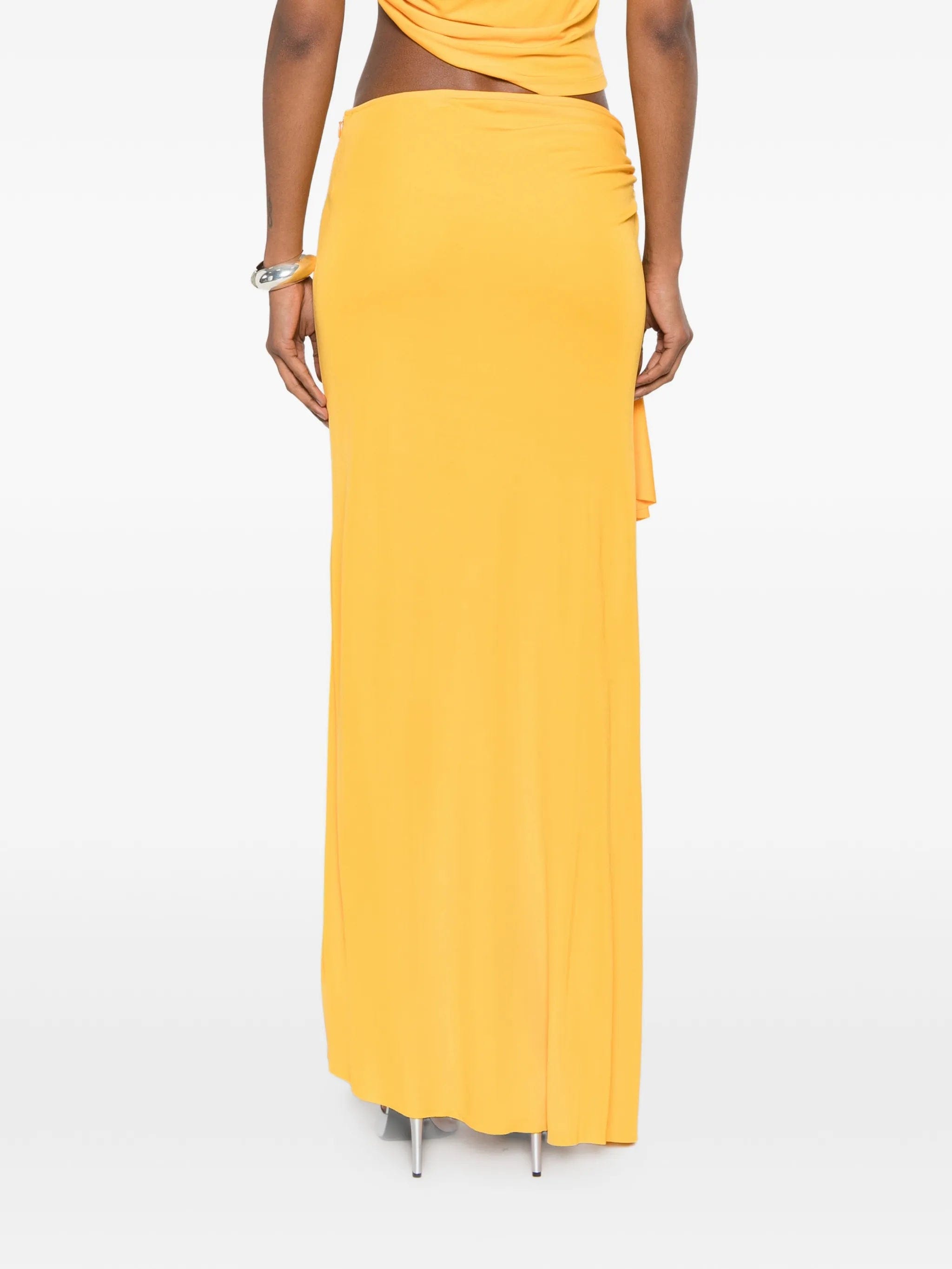 Christopher Esber Bezel Quartz maxi skirt