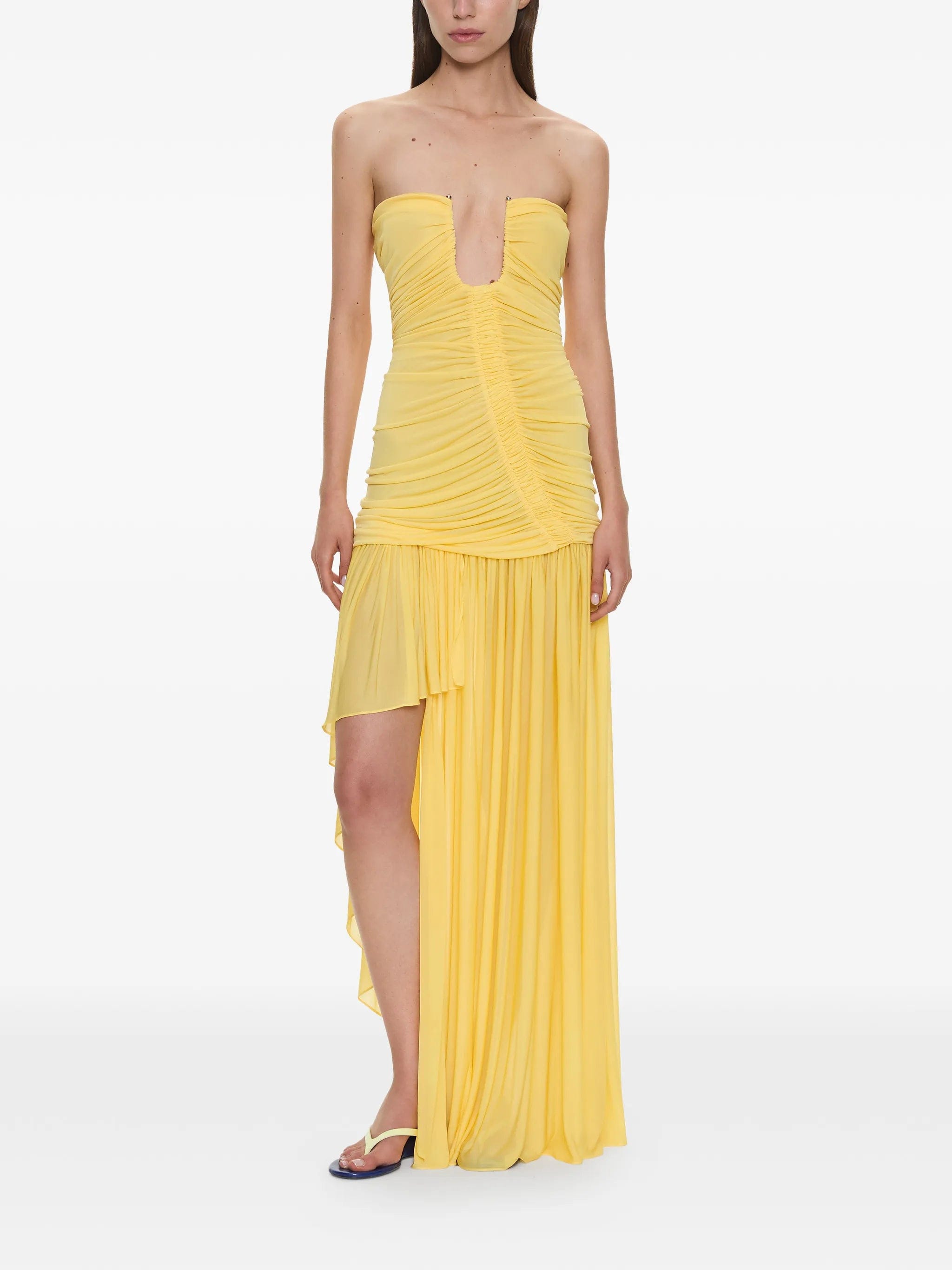 Christopher Esber Orion ruched - bodice maxi dress