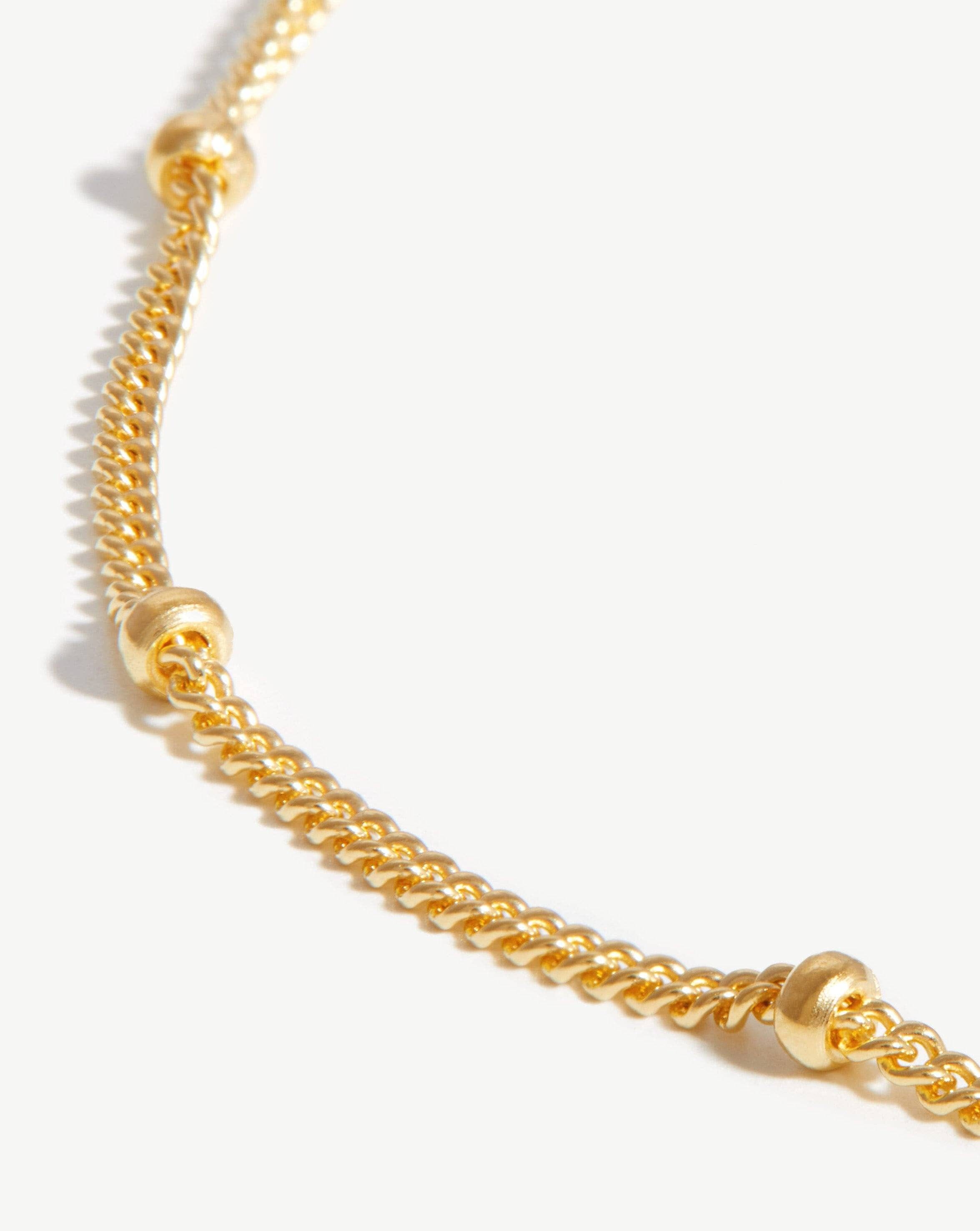 Missoma Long Bobble Chain Necklace | 18ct Gold Vermeil