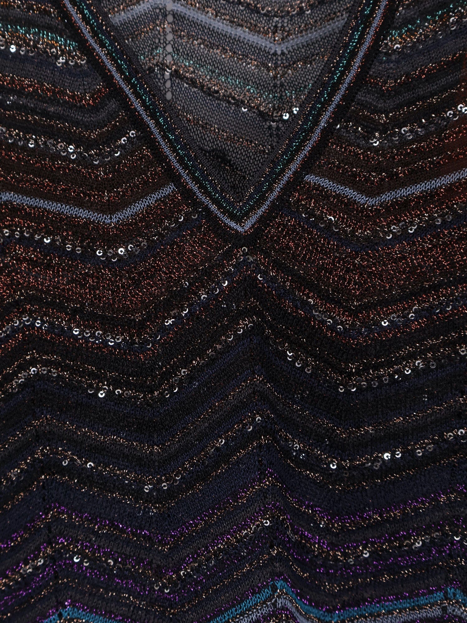 Missoni Viscose and metallic fiber sweater