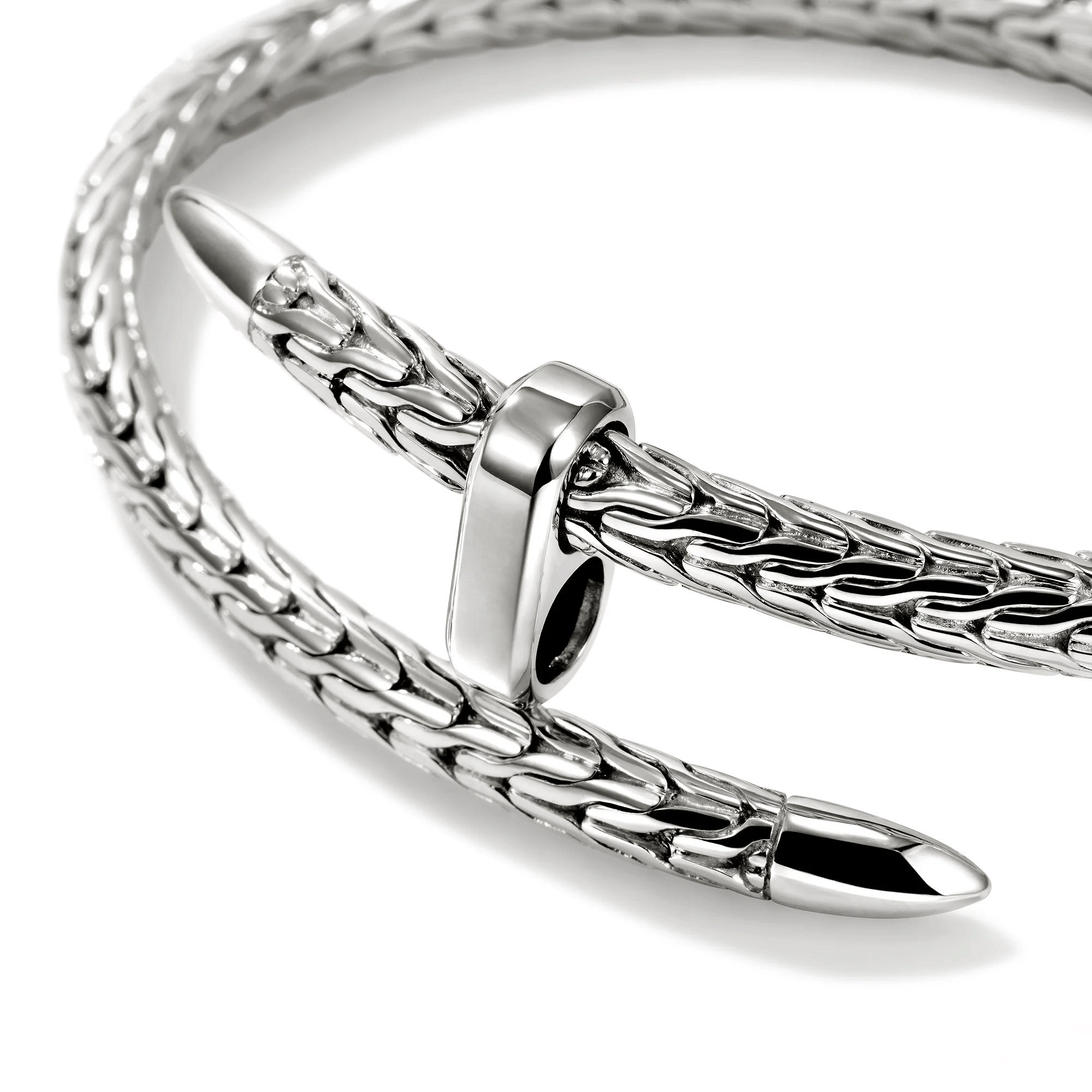 John Hardy Spear Sterling Silver Flex Cuff