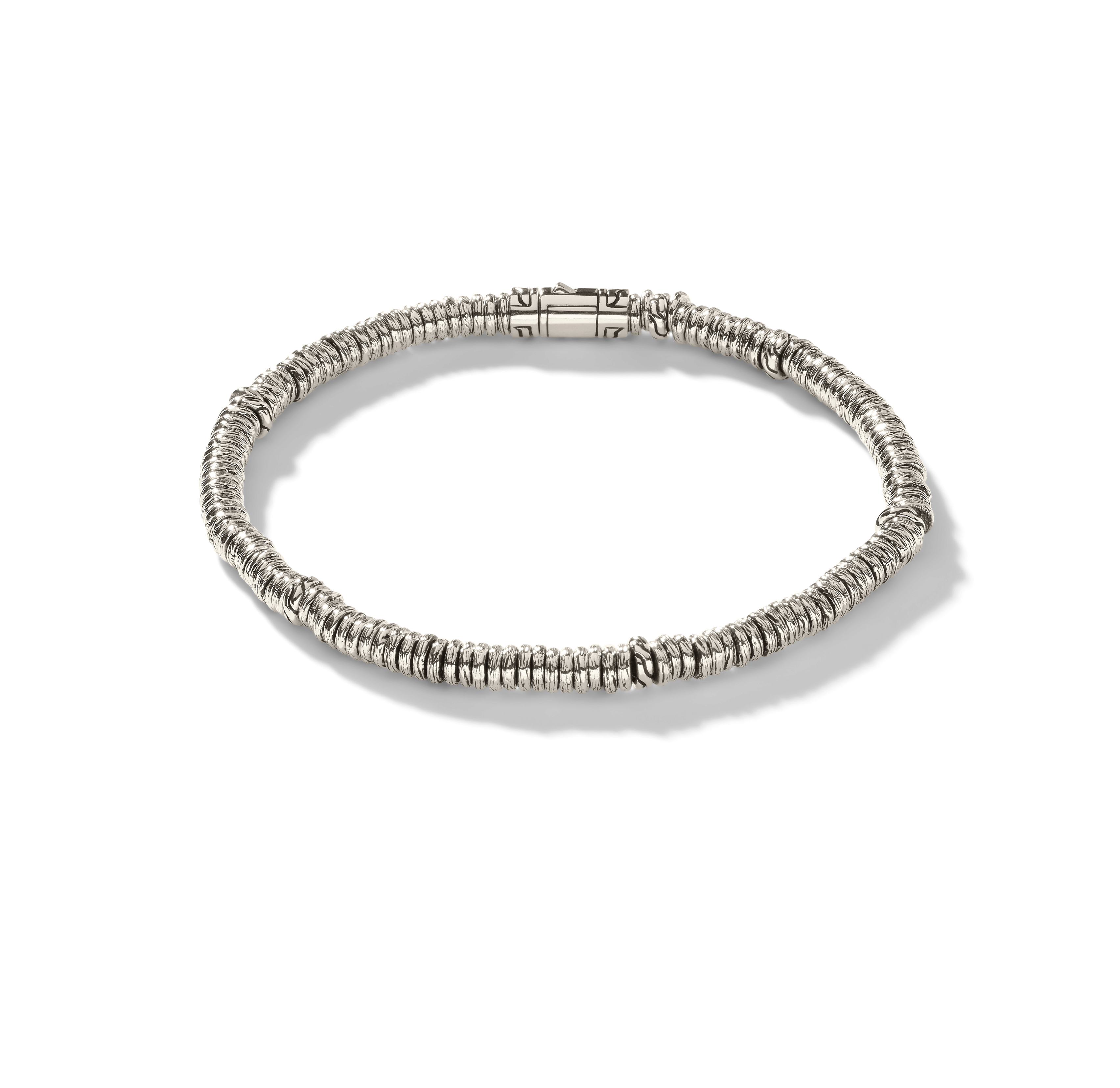 John Hardy Classic Chain Bracelet with Heishi Beads