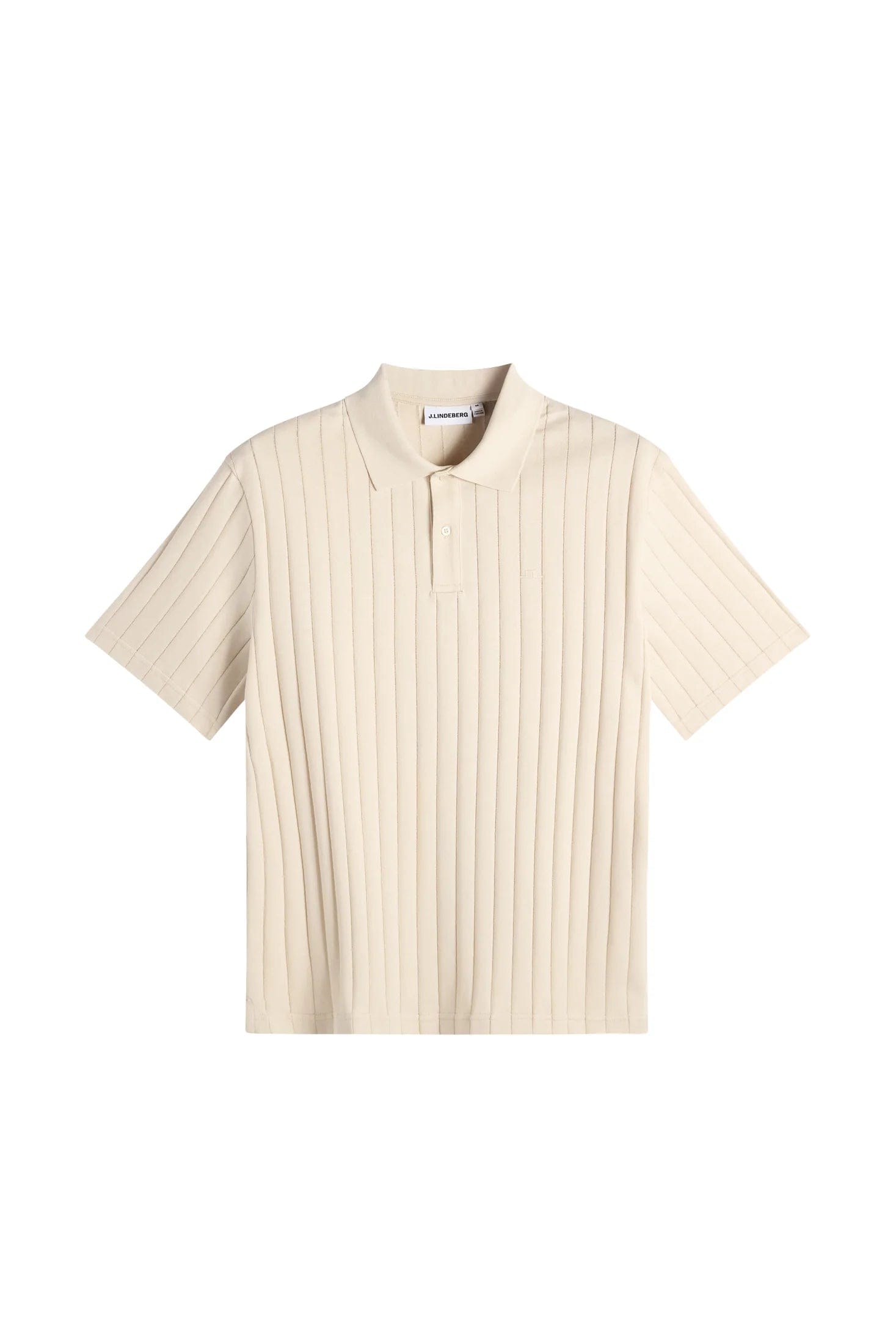 J. Lindeberg Simon Stripe Polo - Moonbeam