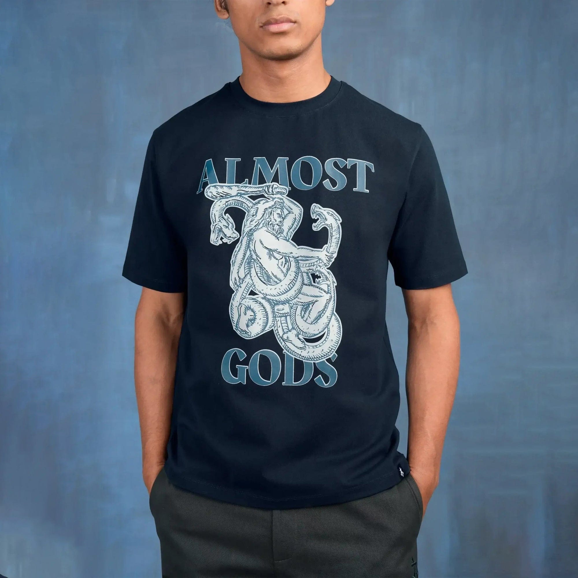 ALMOST GODS | HYDRA'S FURY RELAXED T-Shirt { BLUE