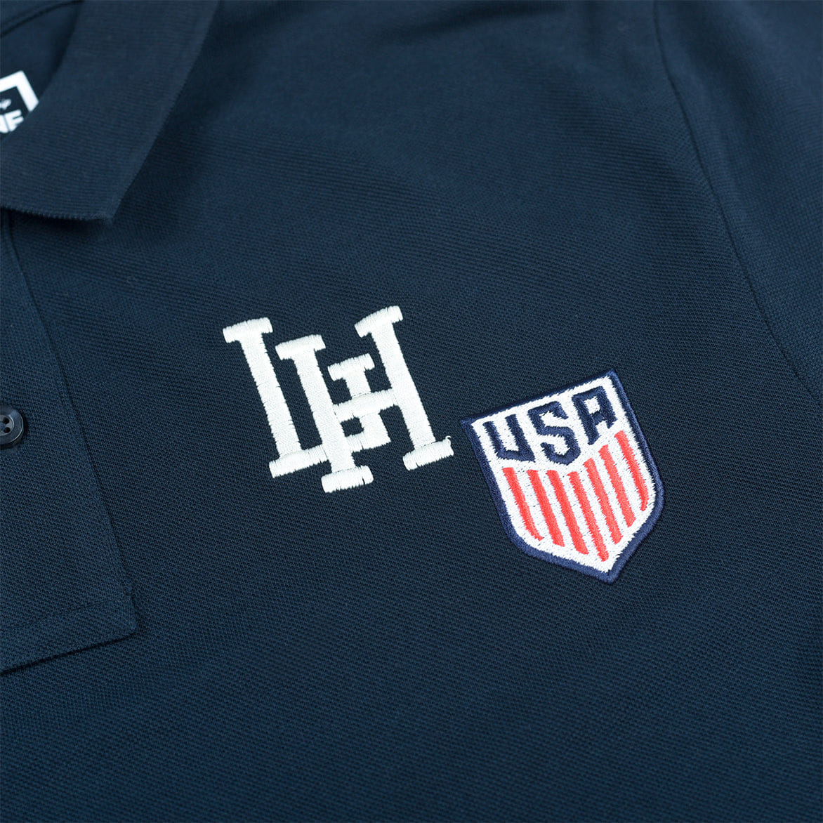 Lapstone & Hammer LAPSTONE x USMNT PIQUE POLO - NAVY
