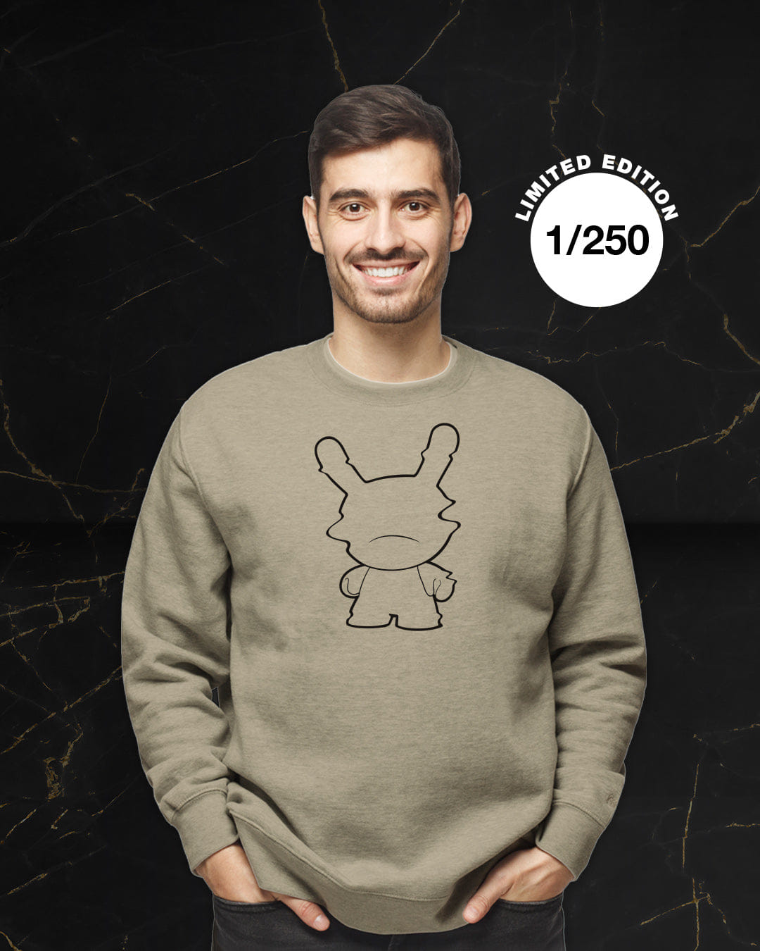 Limited Dunny Glitch Unisex Oversized Pullover Sweatshirt (Limited Edition of 250)